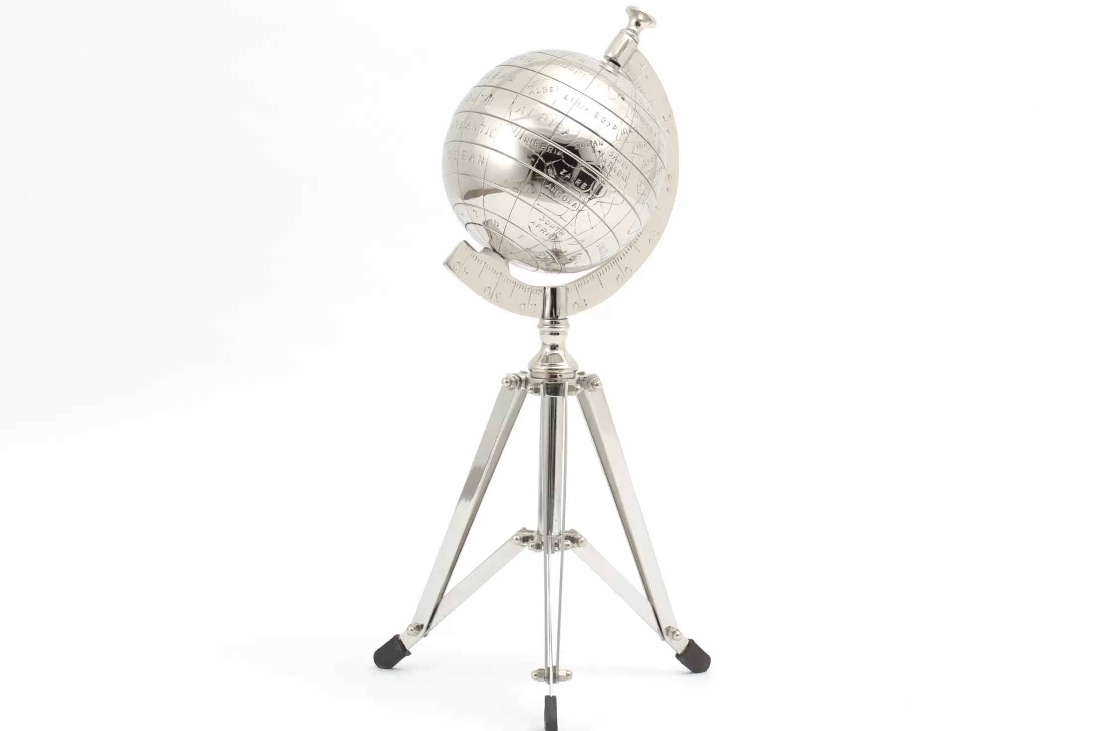 Flamant Decoratie | Alyson, Globe, Nikkel