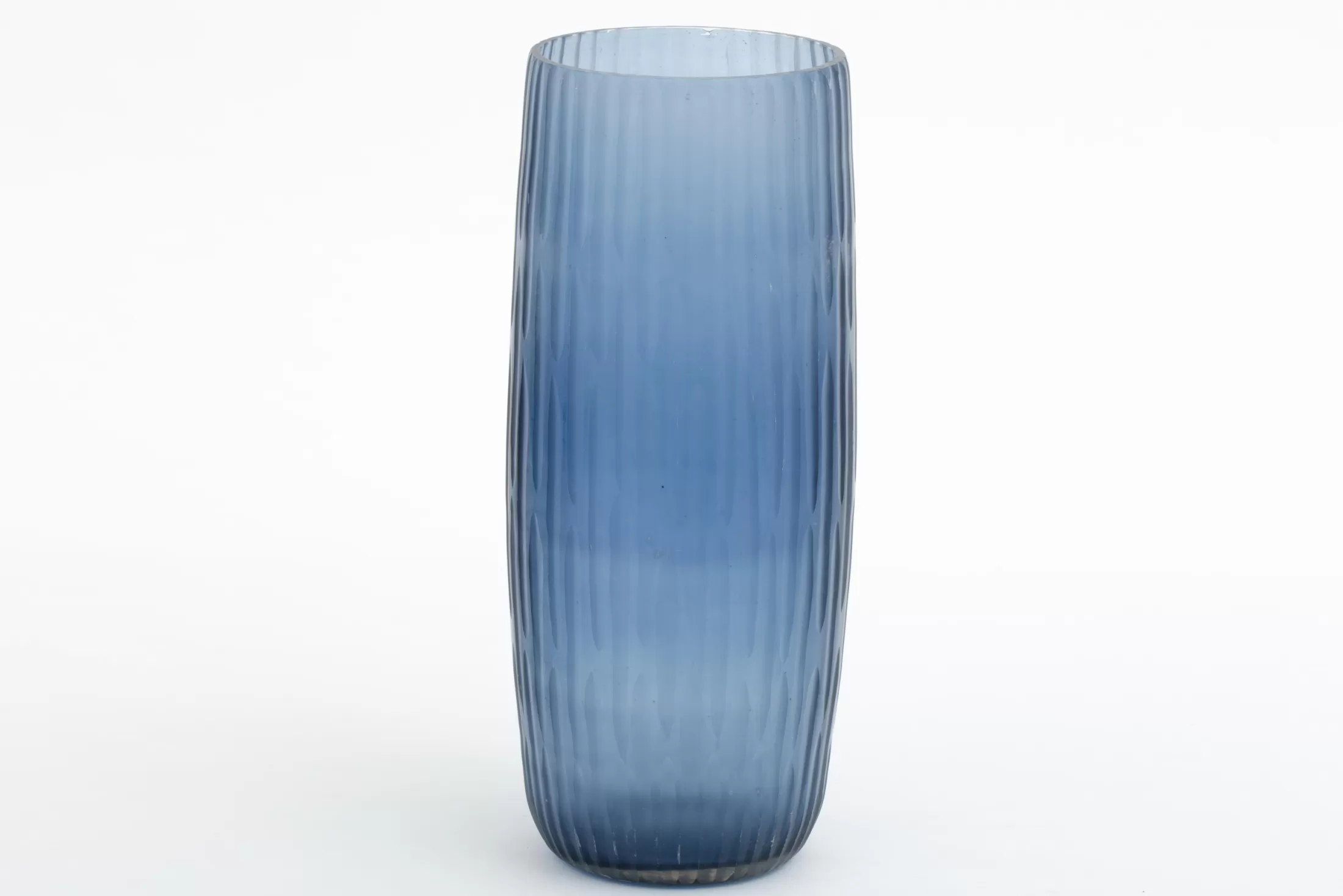 Flamant Decoratie | Arez, Vaas, Glas, Blauw, M