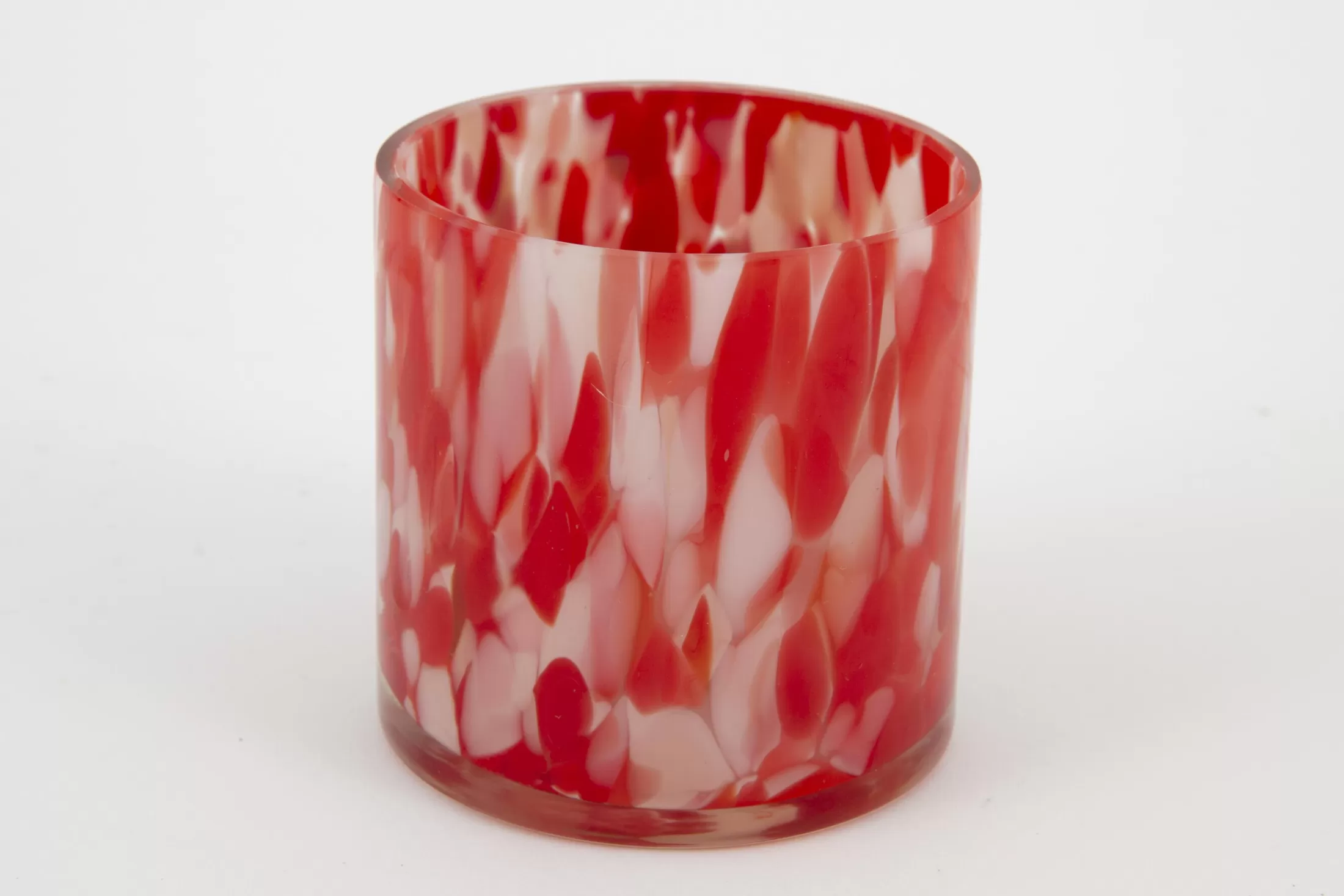 Flamant Decoratie | Bardi, Theelichthouder, Glas, Rood