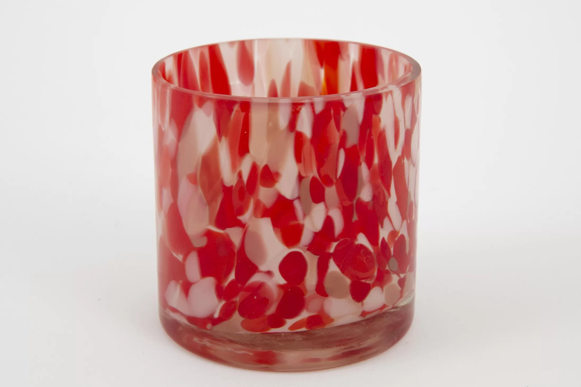 Flamant Decoratie | Bardi, Theelichthouder, Glas, Rood