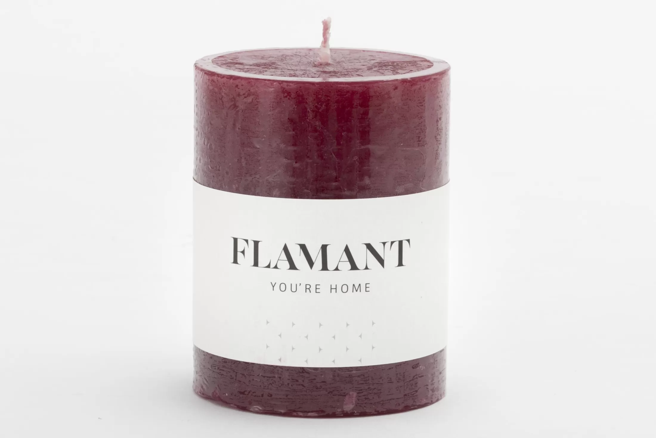 Flamant Decoratie | Beth, Kaars, Kleur Balmoral Rood, 7X9Cm