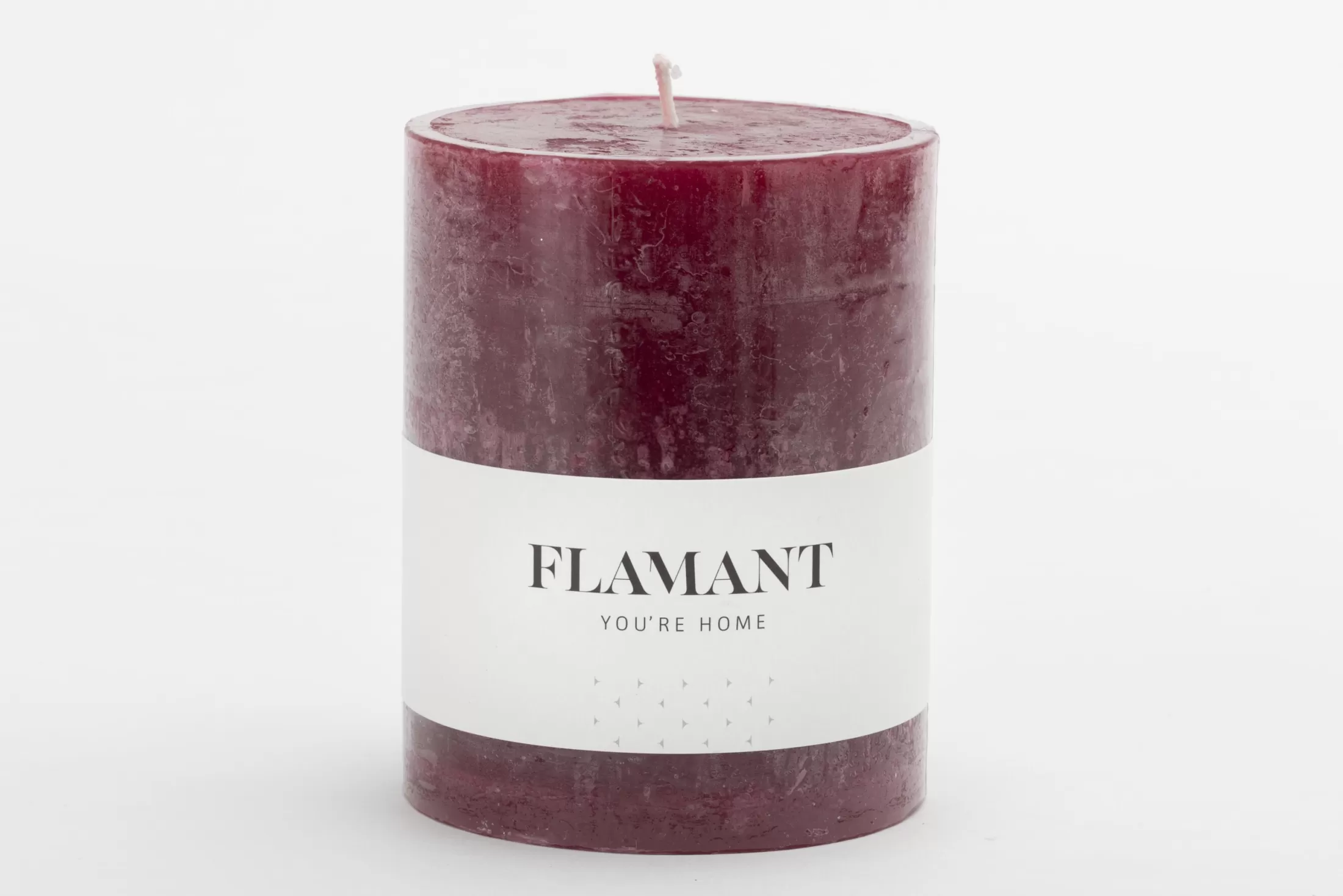 Flamant Decoratie | Beth, Kaars, Kleur Balmoral Rood, 9X11,5Cm