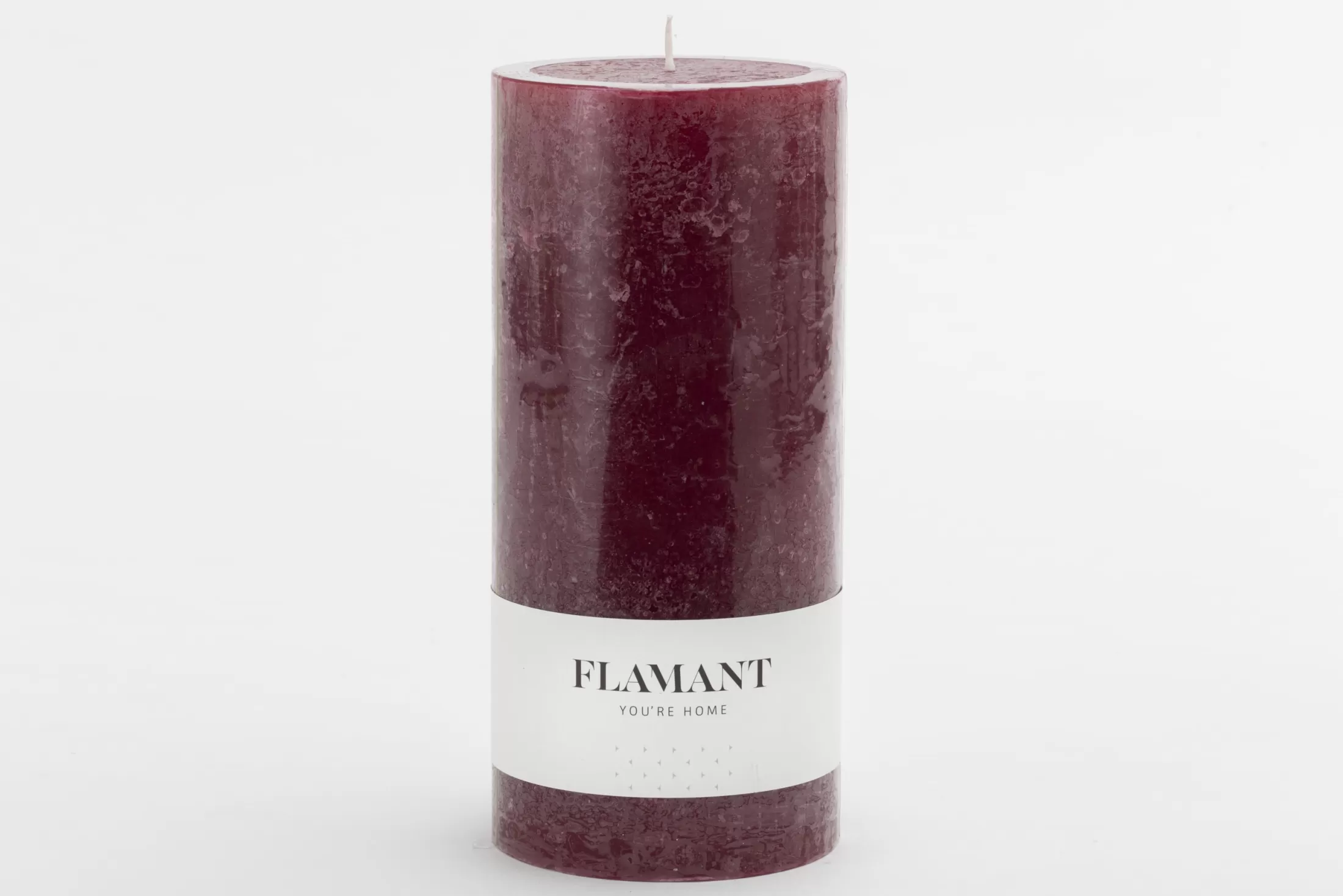 Flamant Decoratie | Beth, Kaars, Kleur Balmoral Rood, 9X20Cm