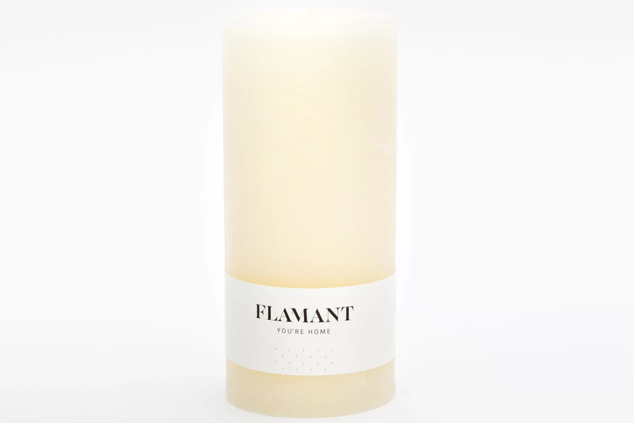Flamant Decoratie | Beth, Kaars, Kleur Creme, 9X20Cm