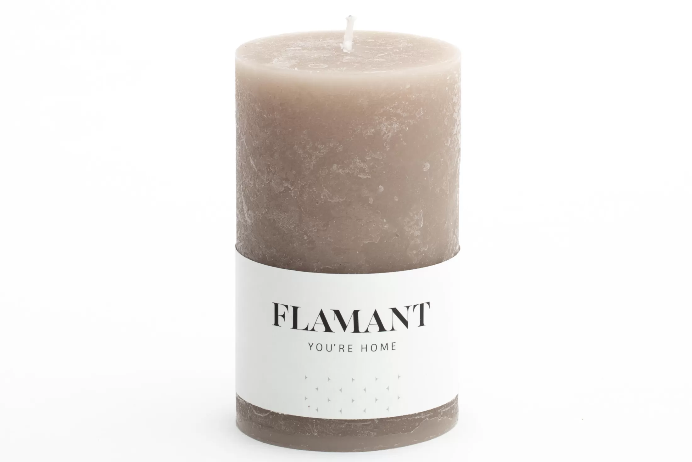 Flamant Decoratie | Beth, Kaars, Kleur Taupe, 7X11,5Cm