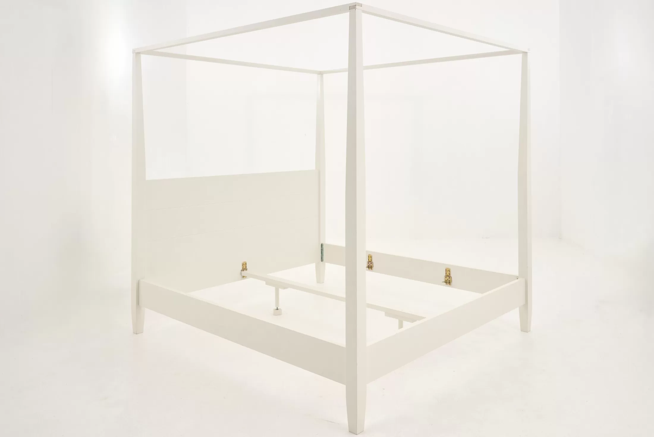 Flamant Bedden | Cape Cod, Hemelbed, Wit, 160 Cm