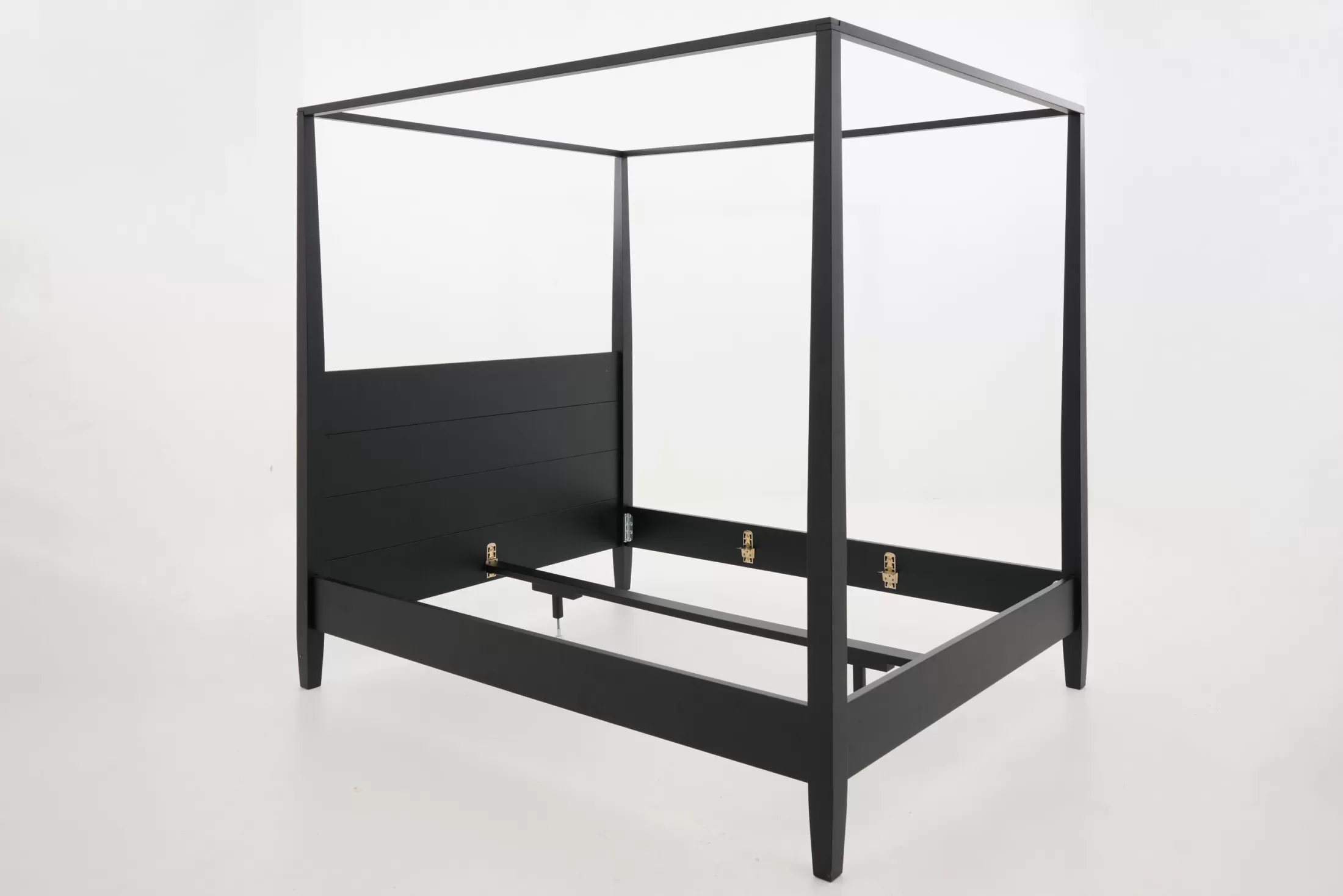 Flamant Bedden | Cape Cod, Hemelbed, Zwart, 180 Cm