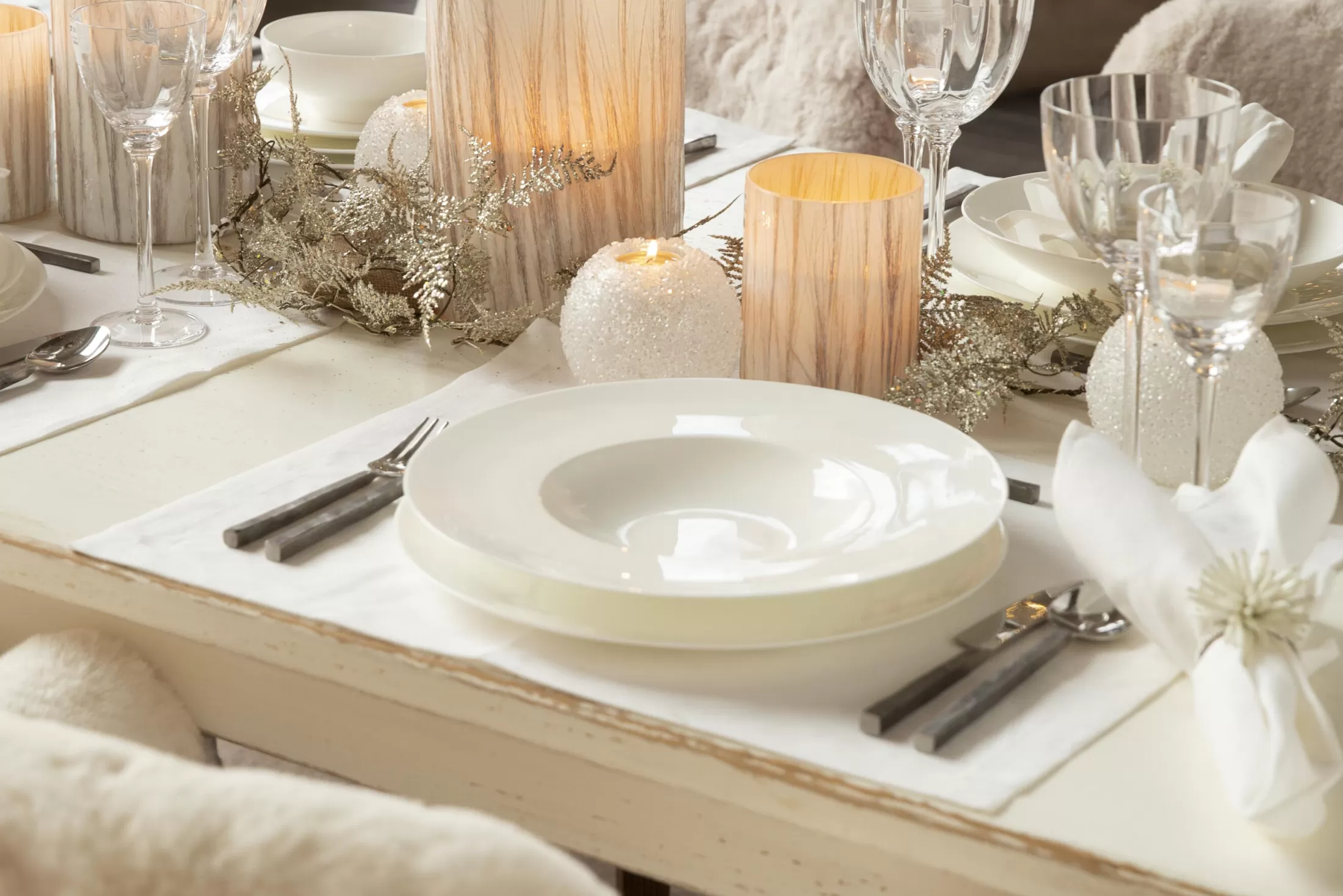 Flamant Borden, Borden En Kommen | Cathy, Bord, Bone China, Wit, 31Cm