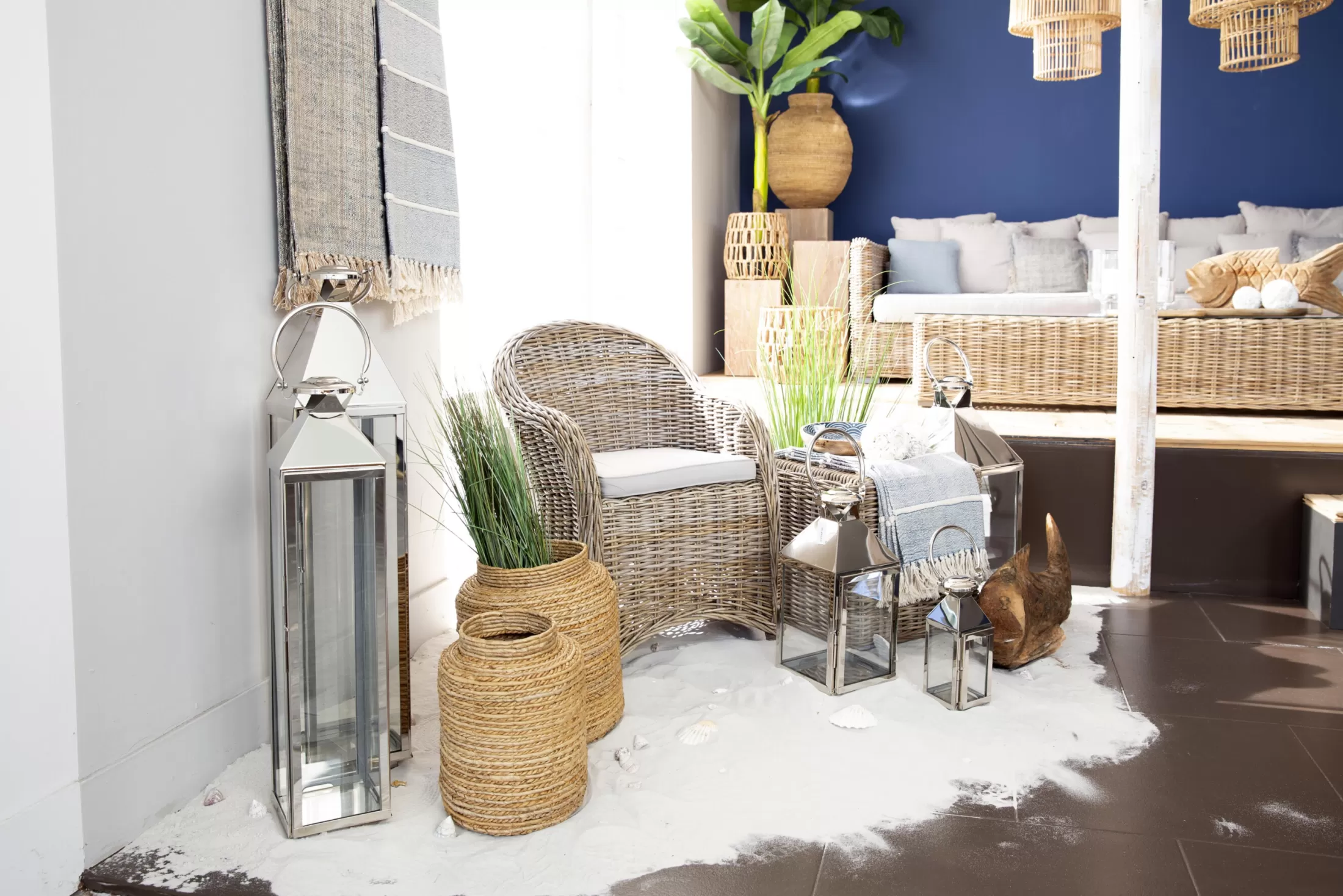 Flamant Decoratie | Charme, Lantaarn, Staal En Glas, M