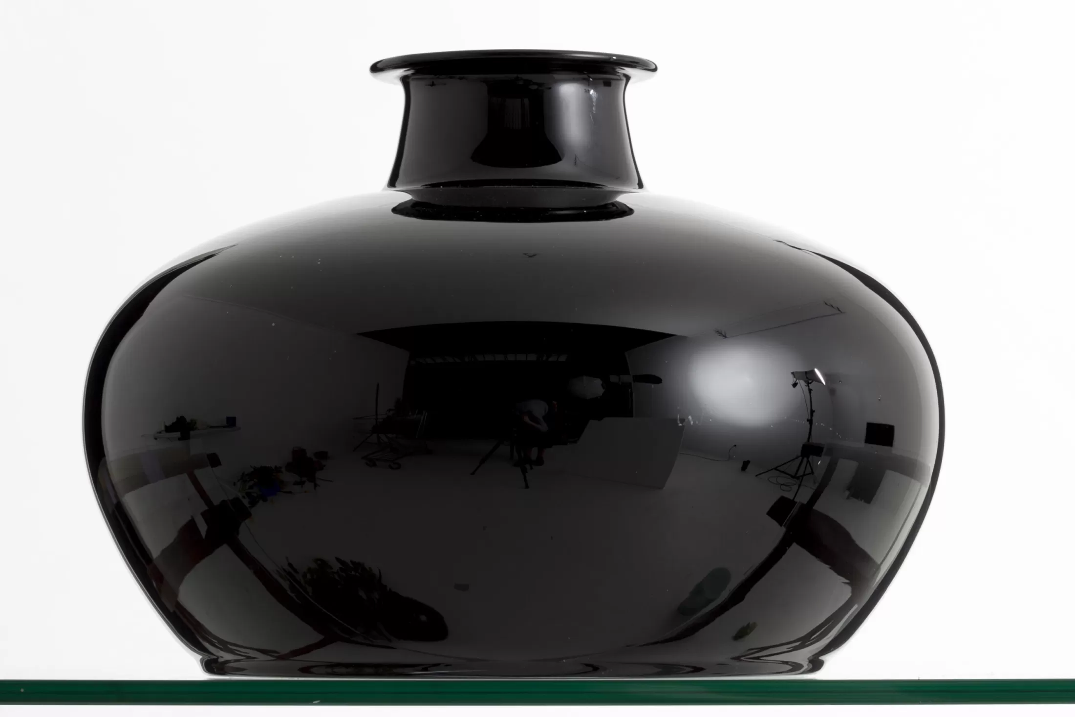 Flamant Decoratie | Chiaz, Vaas, Glas, Zwart