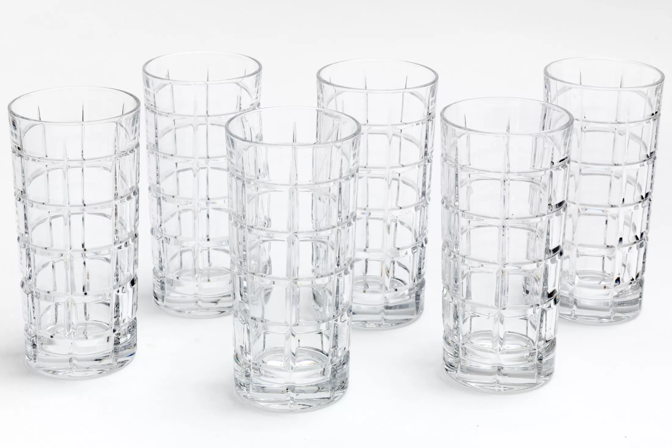 Flamant Bril | Chopin, Hoog Glas, Handgeslepen, Set Van 6