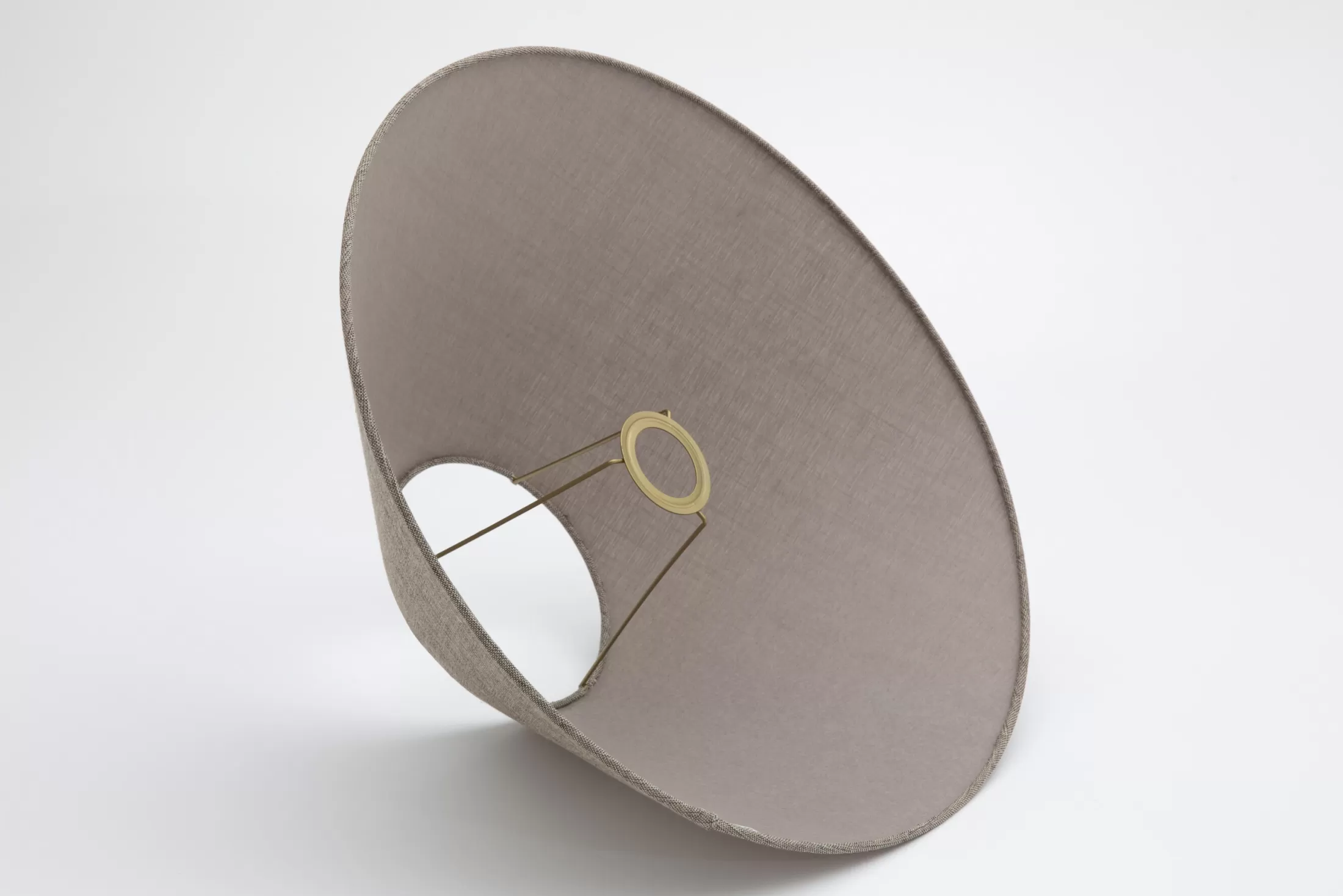 Flamant Verlichting | Circum, Lampenkap, Naturel En Grijs, Conisch, 45 Cm