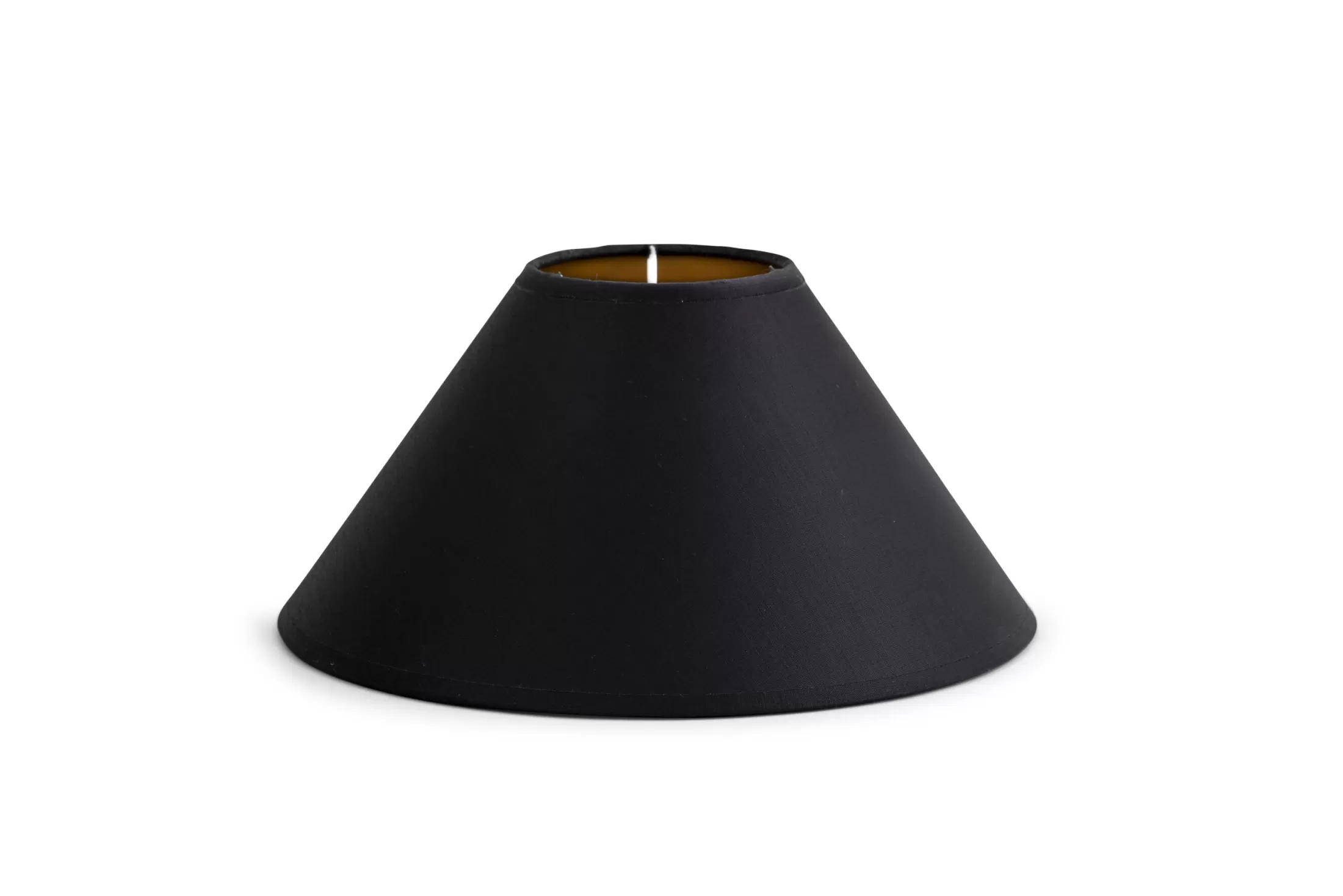 Flamant Verlichting | Circum, Lampenkap, Zwart En Goud, Conisch, 23 Cm