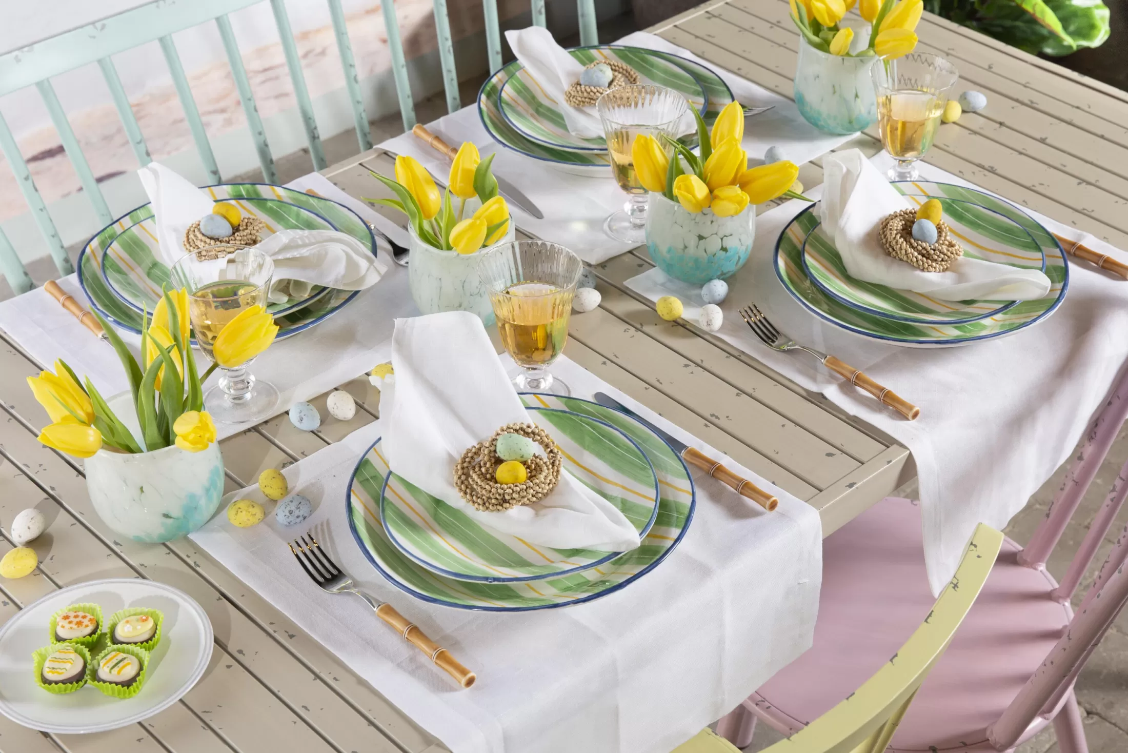 Flamant Tuintafels | Claire, Tuintafel, 150X75, Retro Wit