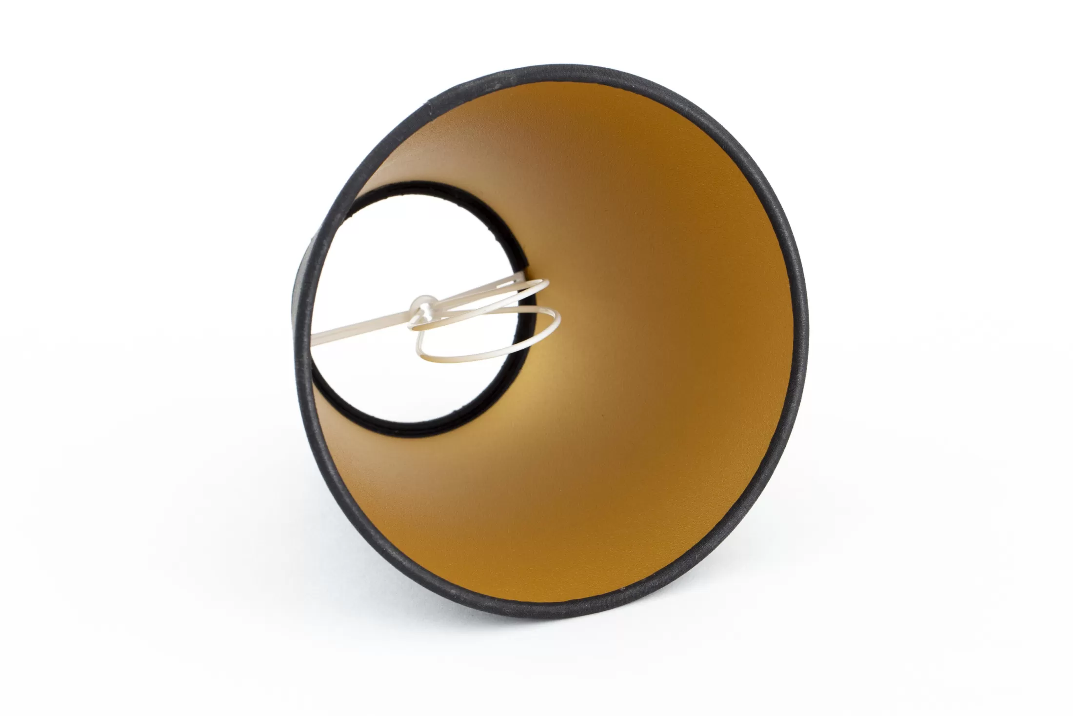 Flamant Verlichting | Clips, Lampenkap, Zwart En Goud, Conisch, 14 Cm