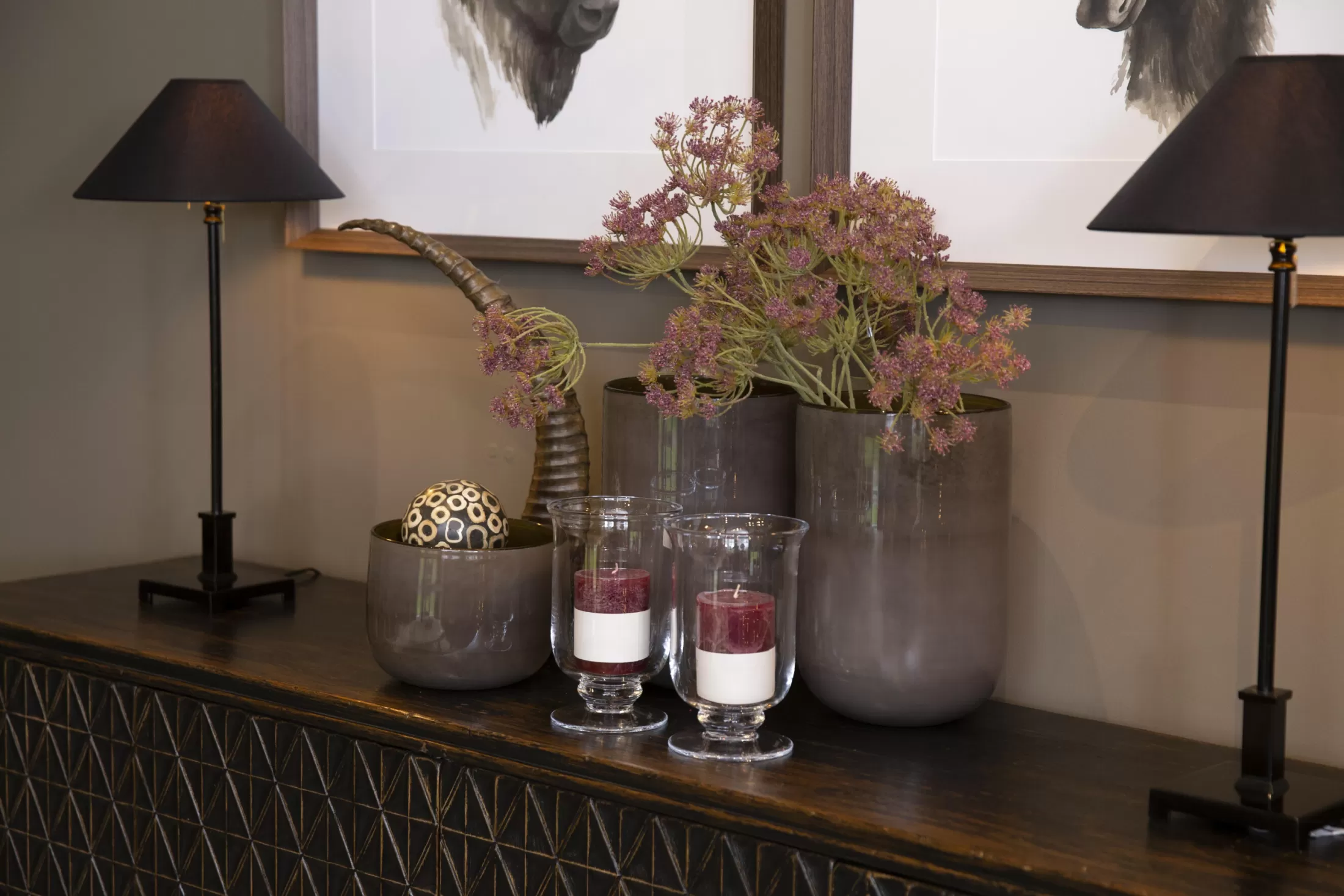 Flamant Decoratie | Cordelia, Windlicht, Glas