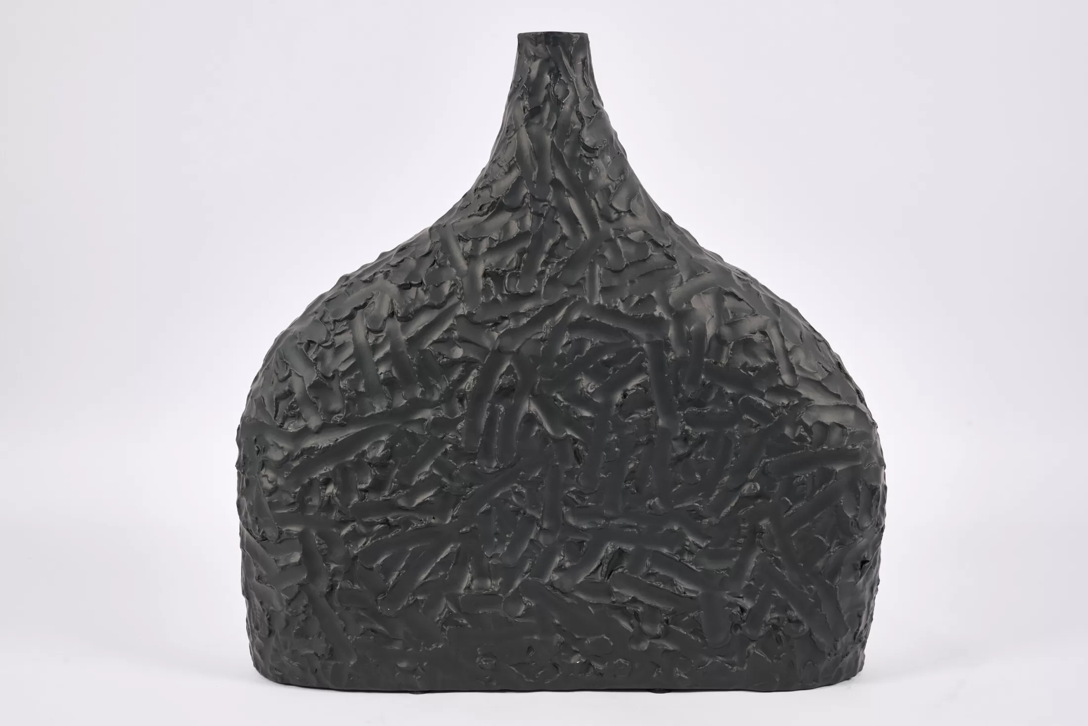 Flamant Decoratie | Corralee, Vaas, Keramiek, Zwart, L