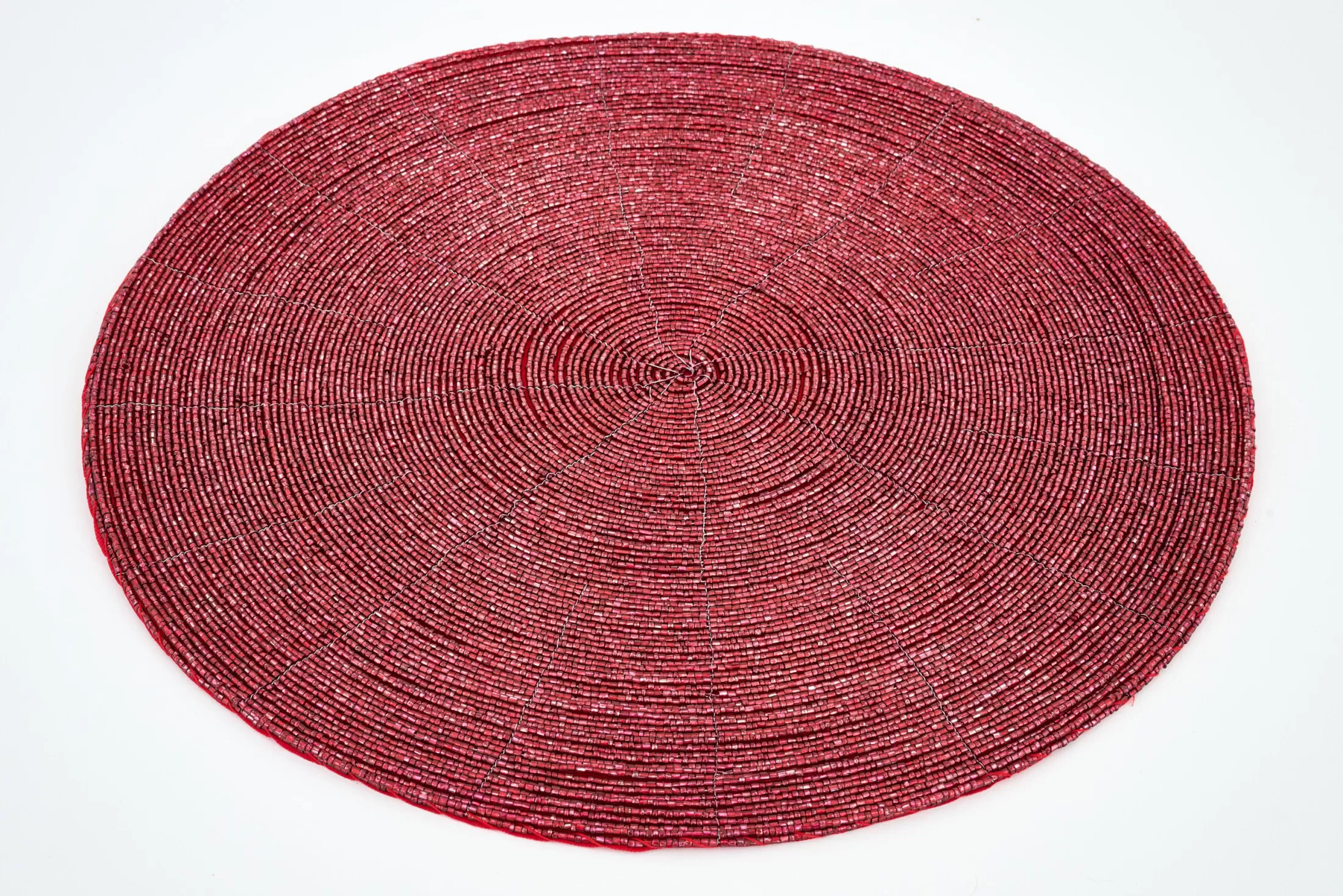 Flamant Eetkamer- En Keukentextiel | Delvin, Placemat, Kralen, Rood