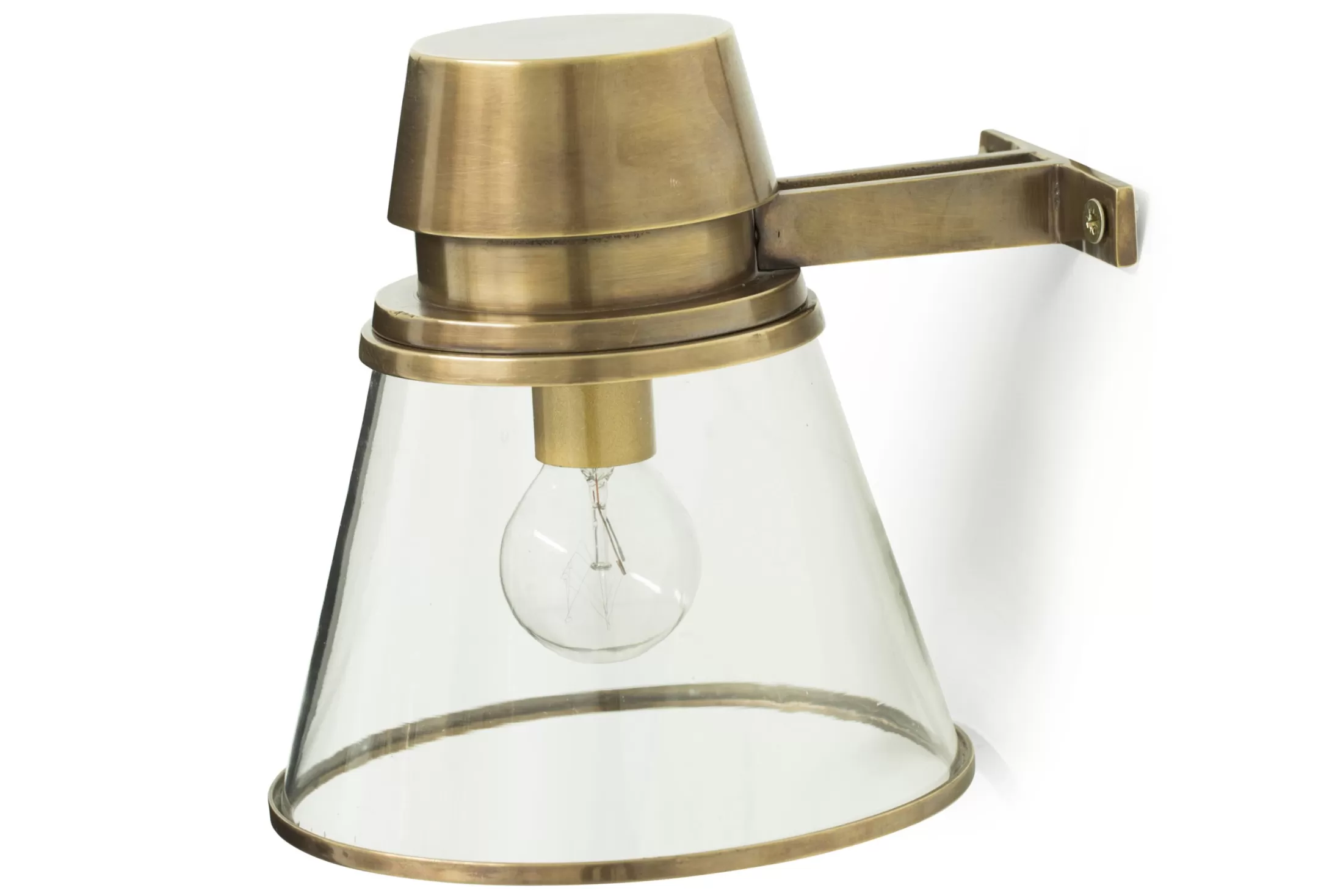 Flamant Verlichting | Edwardo, Wandlamp, Antiek Messing