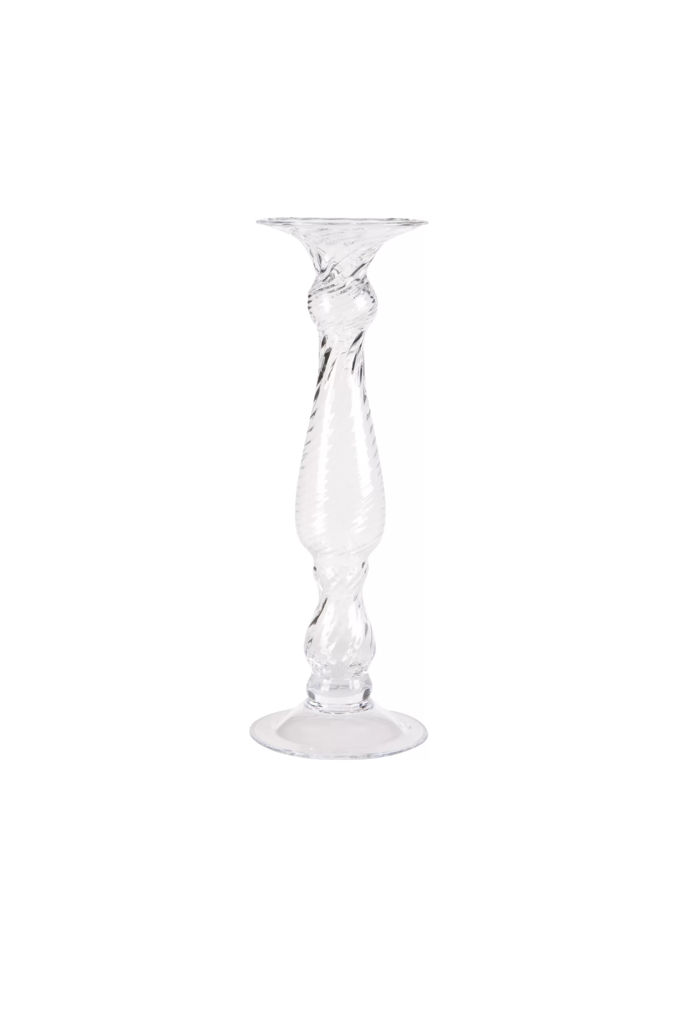 Flamant Decoratie | Erin, Kandelaar, Gedraaid Glas