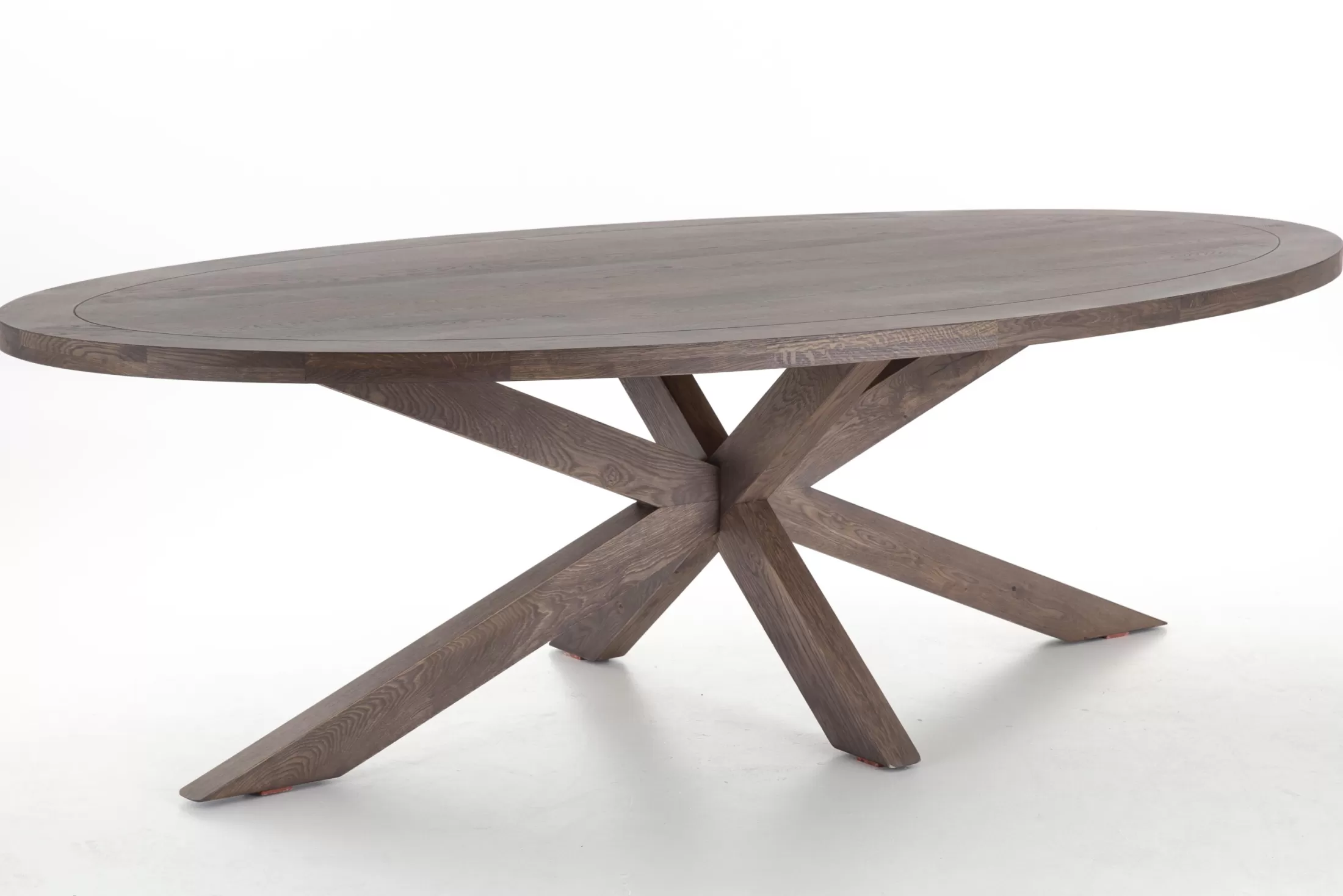 Flamant Eettafels | Forino, Eettafel, Gerookt Eiken, 264 Cm