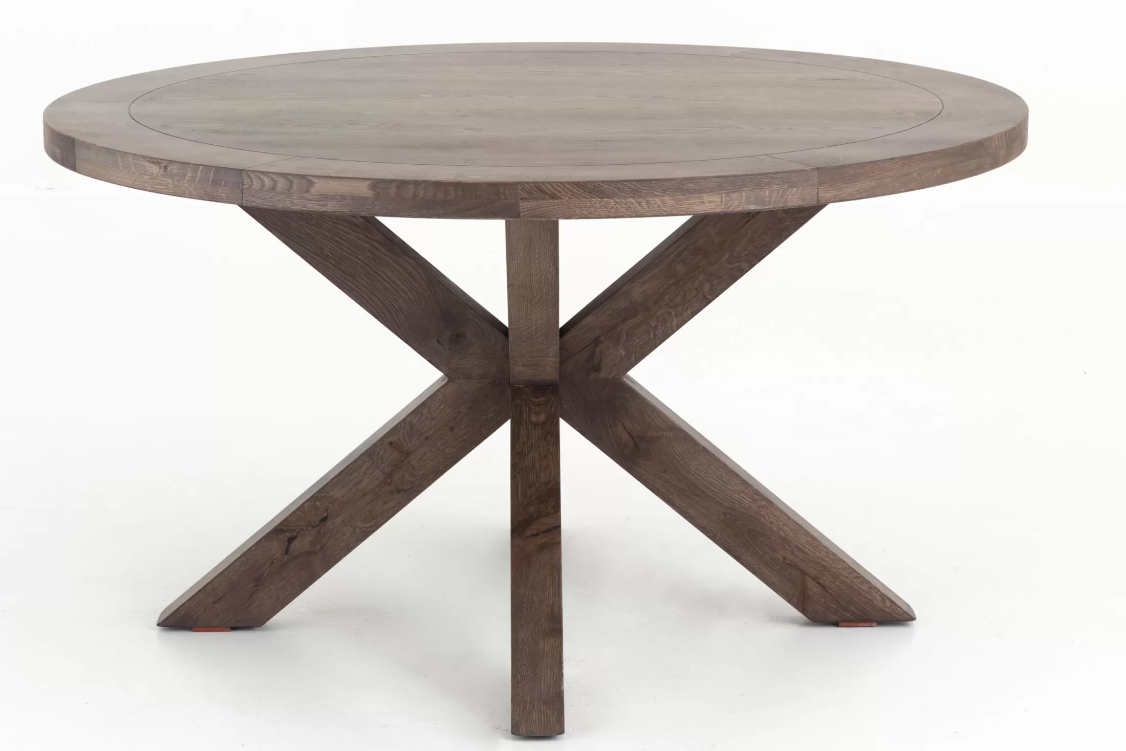 Flamant Eettafels | Forino, Eettafel, Gerookt Eiken, Rond, 110 Cm