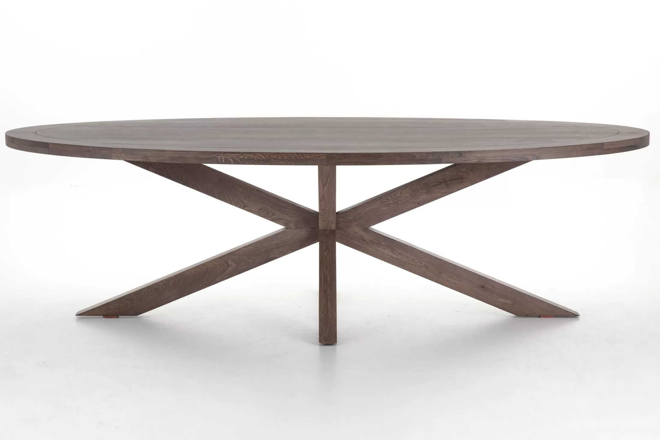 Flamant Eettafels | Forino, Eettafel, Gerookt Eikenhout, 210 Cm