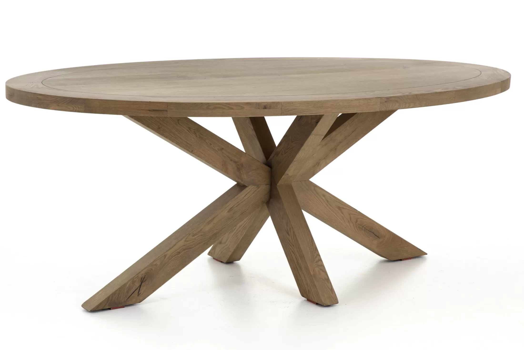 Flamant Eettafels | Forino, Eettafel, Verweerd Eiken, 210 Cm, Model 2