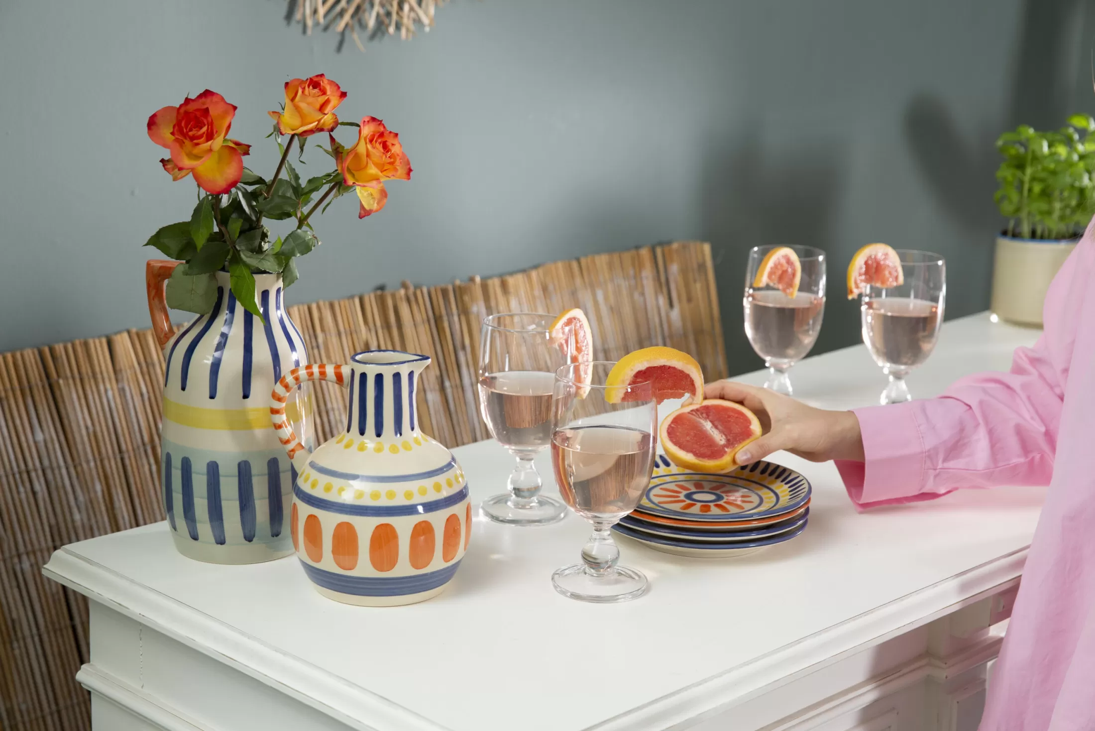 Flamant Decoratie | Hadera, Vaas, Multi, Model 1