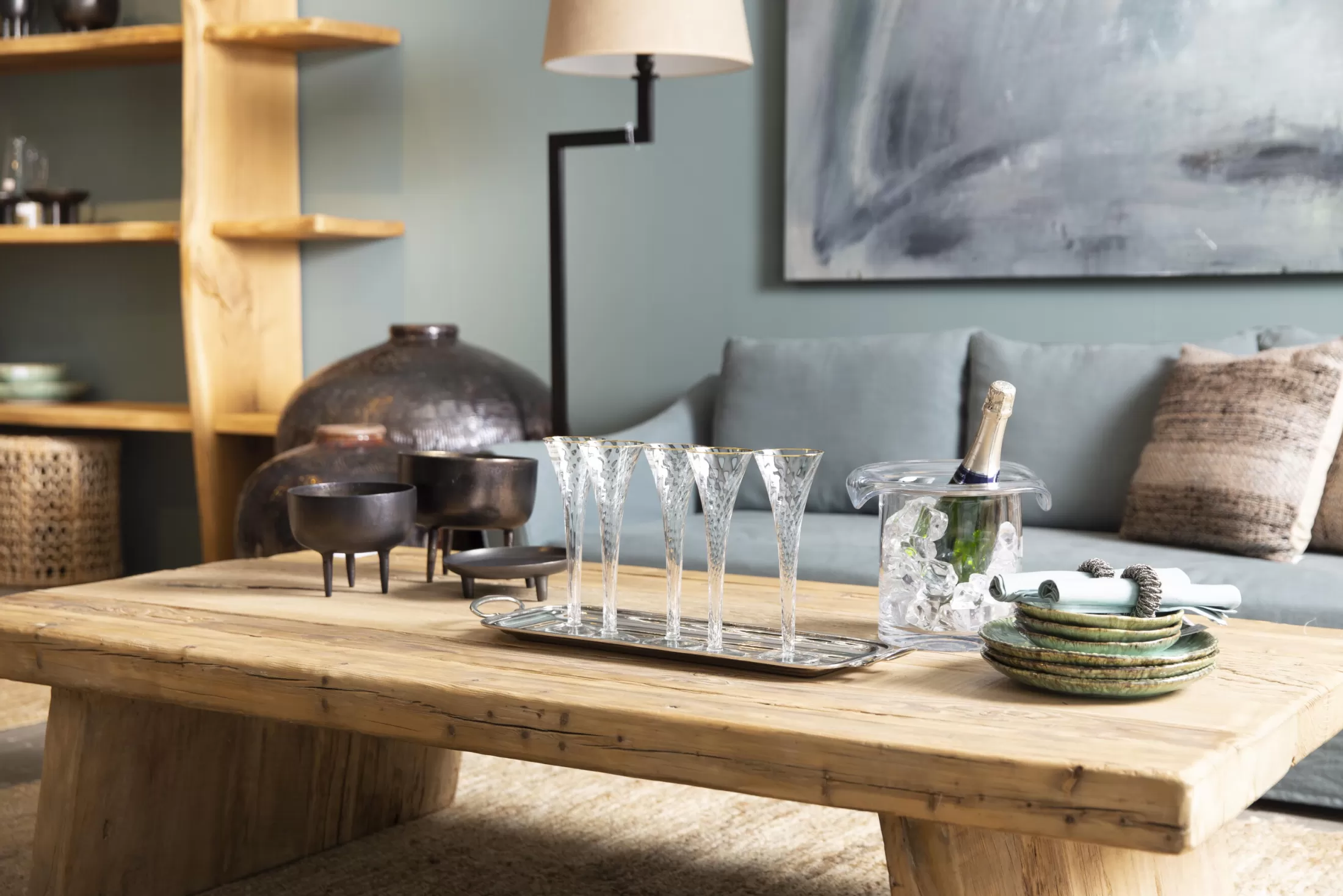 Flamant Accessoires | Hatty, Champagnekoeler, Mondgeblazen