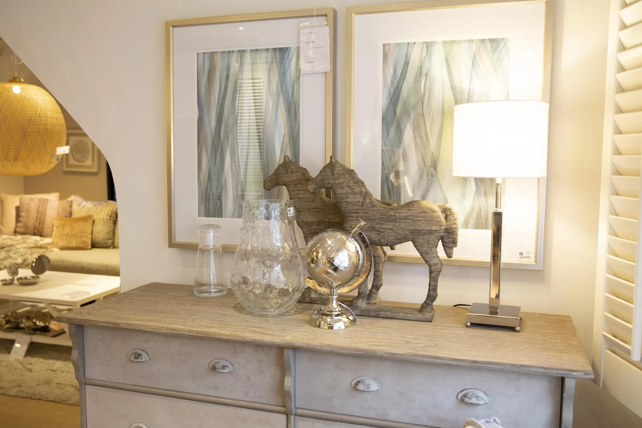 Flamant Decoratie | Horizon, Globe, Nikkel