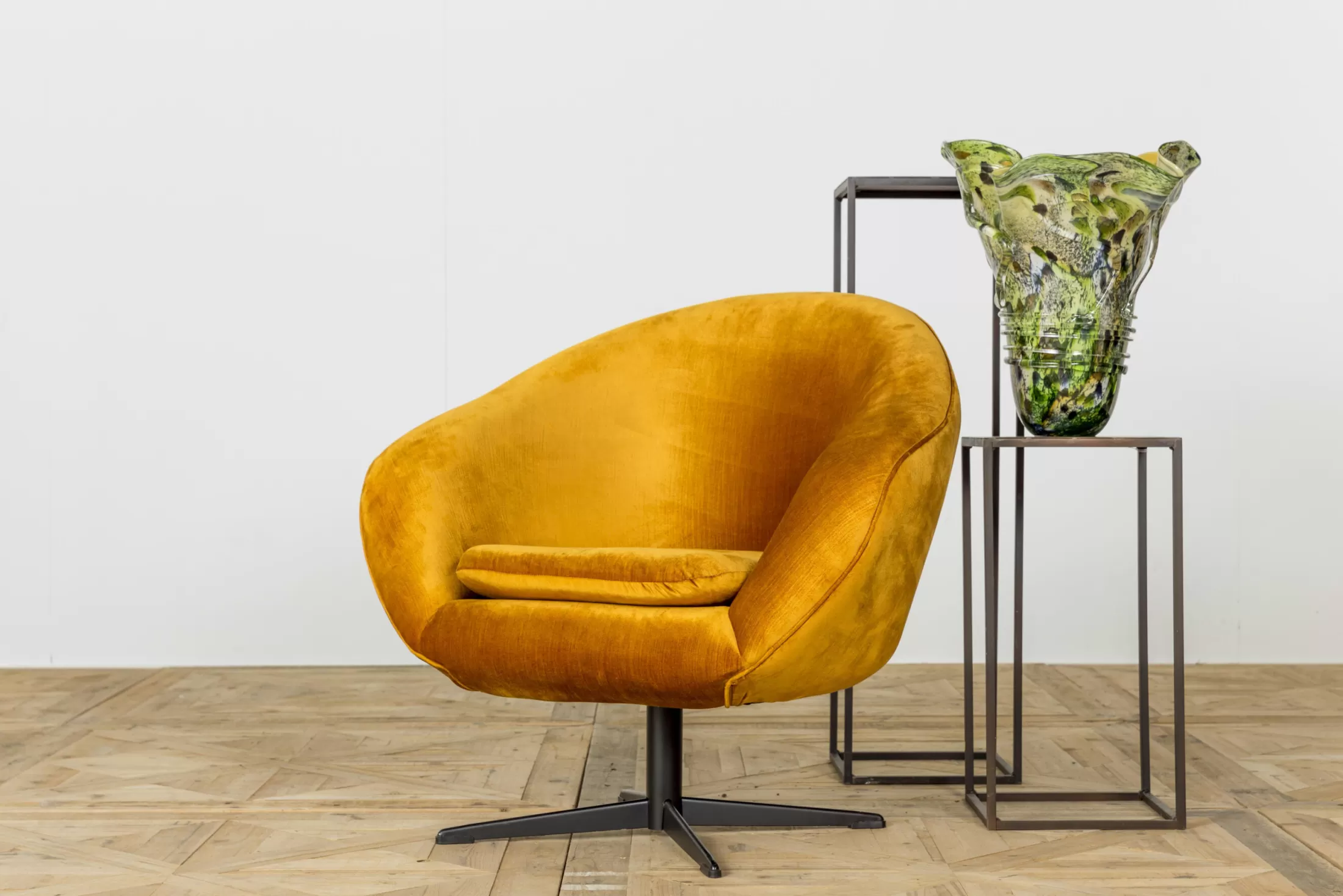 Flamant Koffie Tafels | Isaac, Standaard, Metaal, Zwart, H 55 Cm