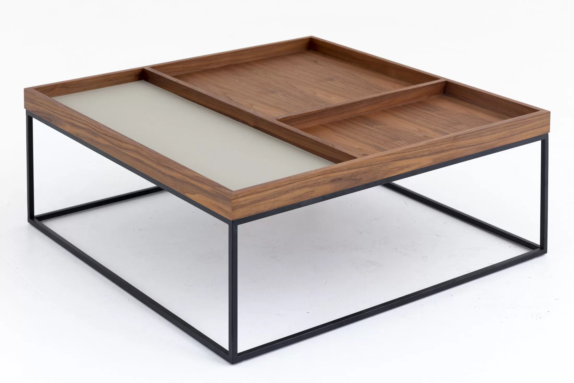 Flamant Koffie Tafels | Jalon, Salontafel, Vierkant, Hout En Metaal