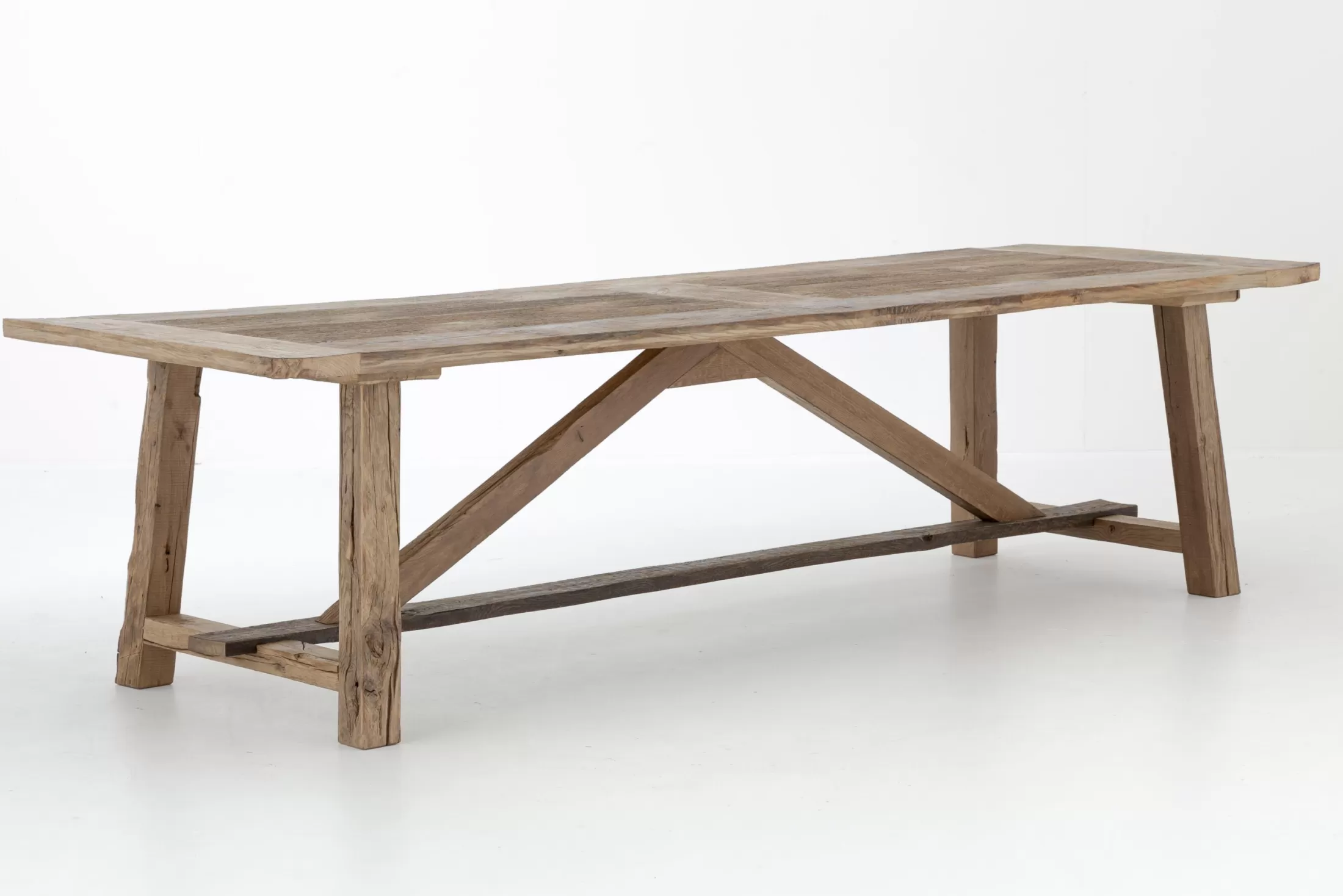 Flamant Eettafels | Jeffrey, Eettafel, Oud Eiken, 300 Cm