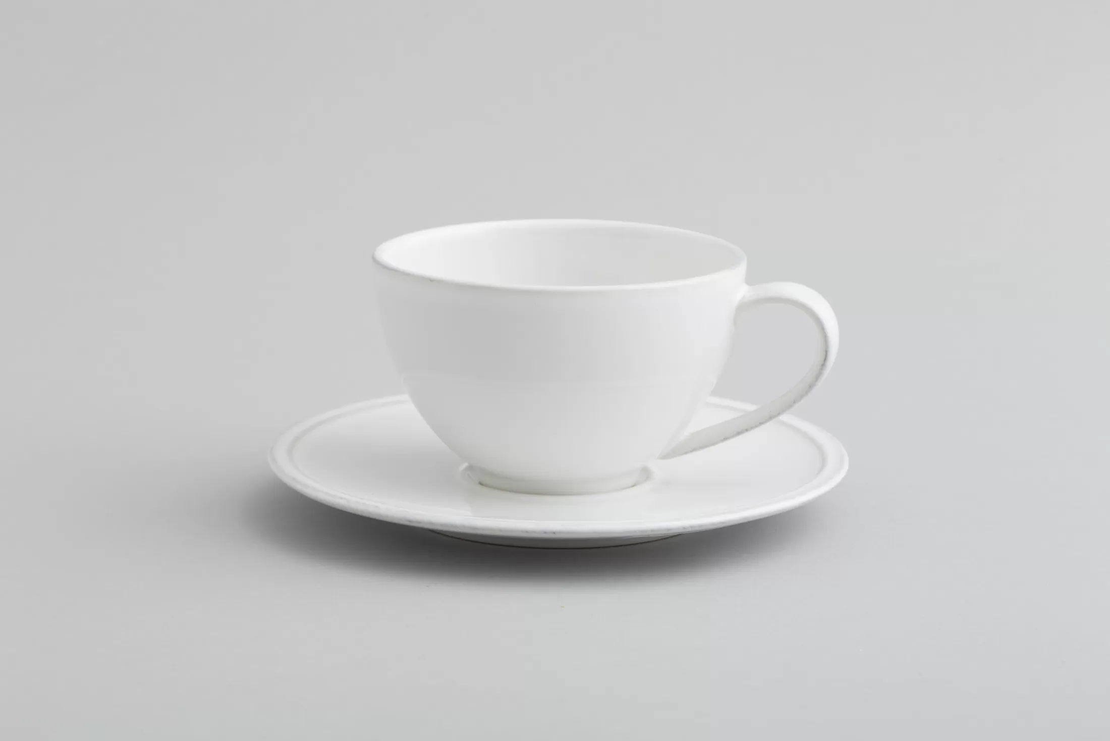 Flamant Borden, Borden En Kommen | Jille, Kop En Schotel, Keramiek, Wit, L, 200 Ml