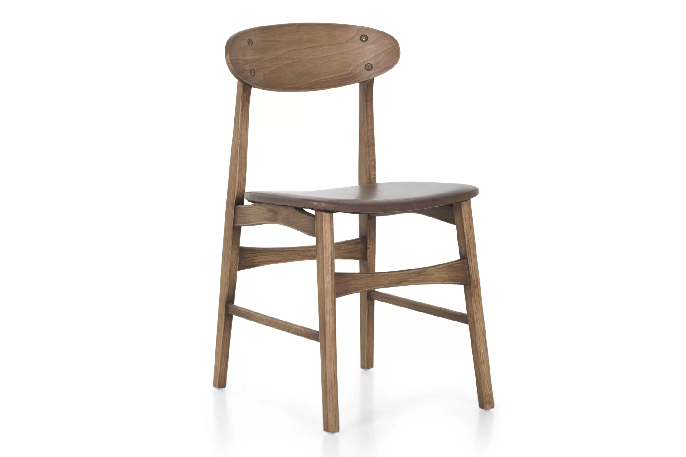 Flamant Stoelen | Joel, Stoel, Eiken En Leren Zitting