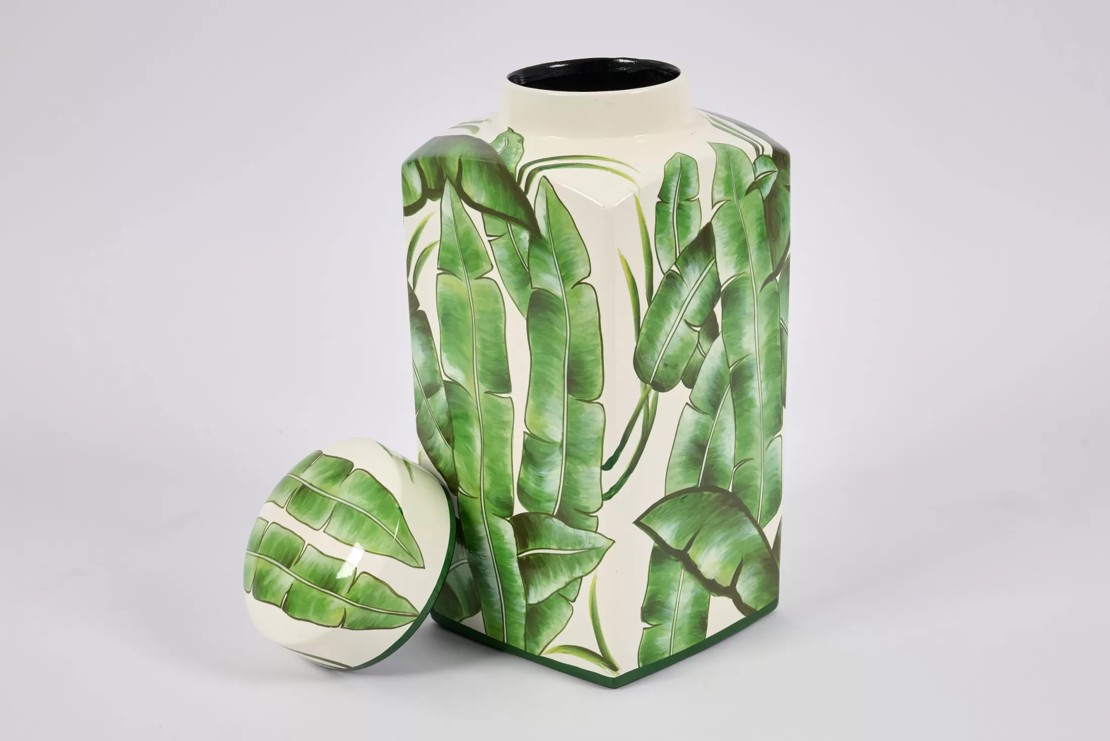 Flamant Decoratie | Judor, Potiche, Groen/Wit