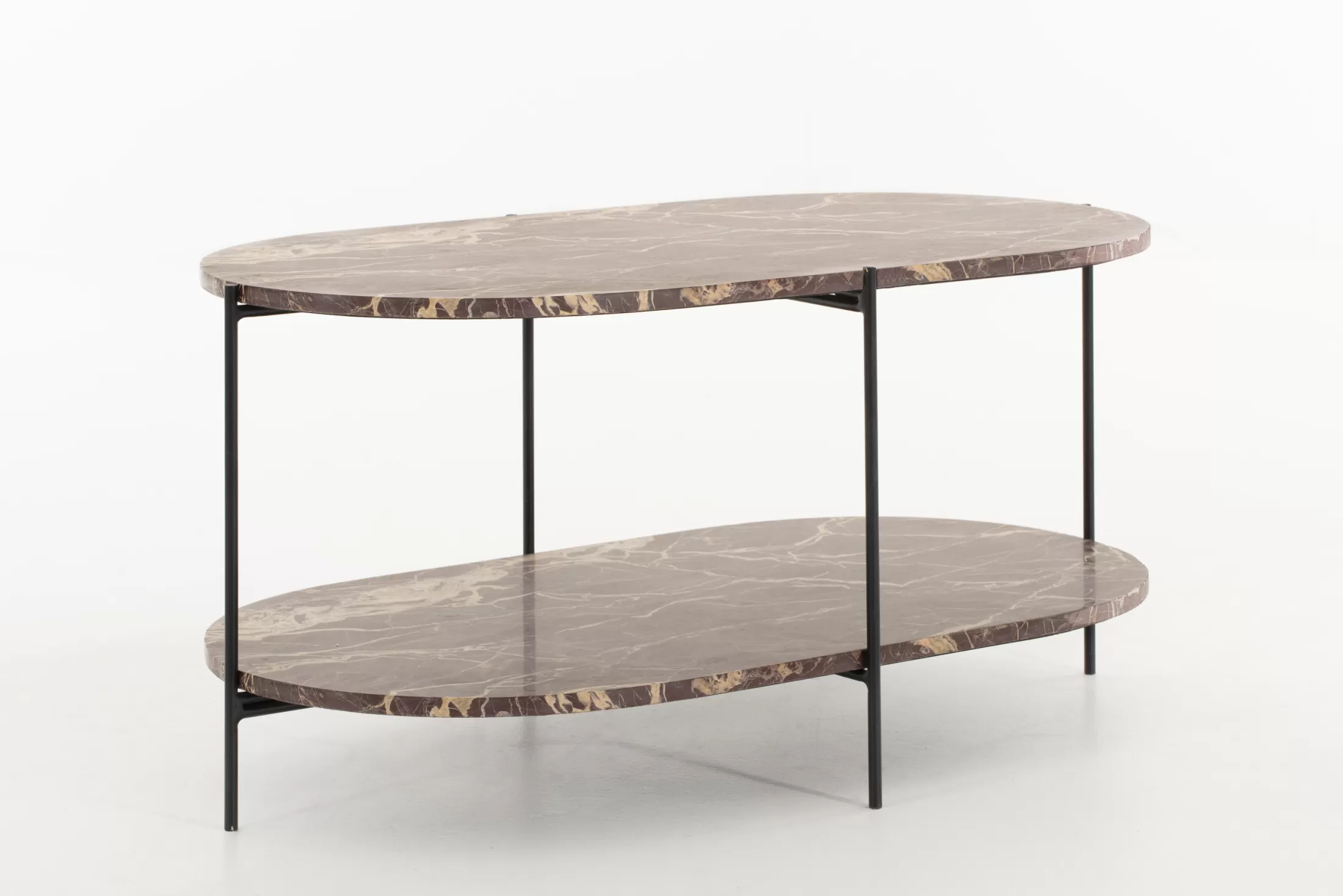 Flamant Koffie Tafels | Karina, Salontafel, Marmer En Metaal, Rood