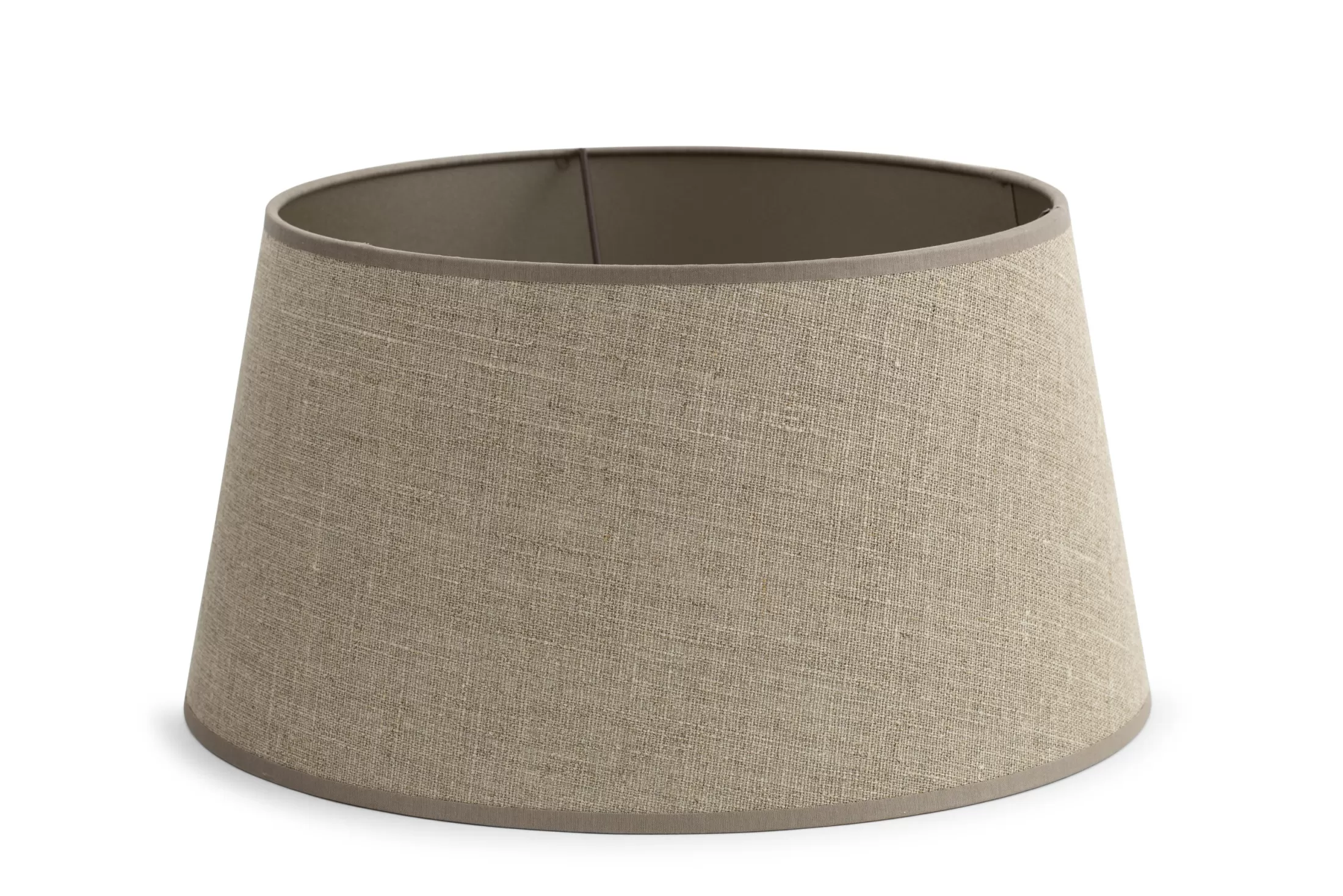 Flamant Verlichting | Lindro, Lampenkap, Natuurlijk En Zilver, Cilinder, 35 Cm