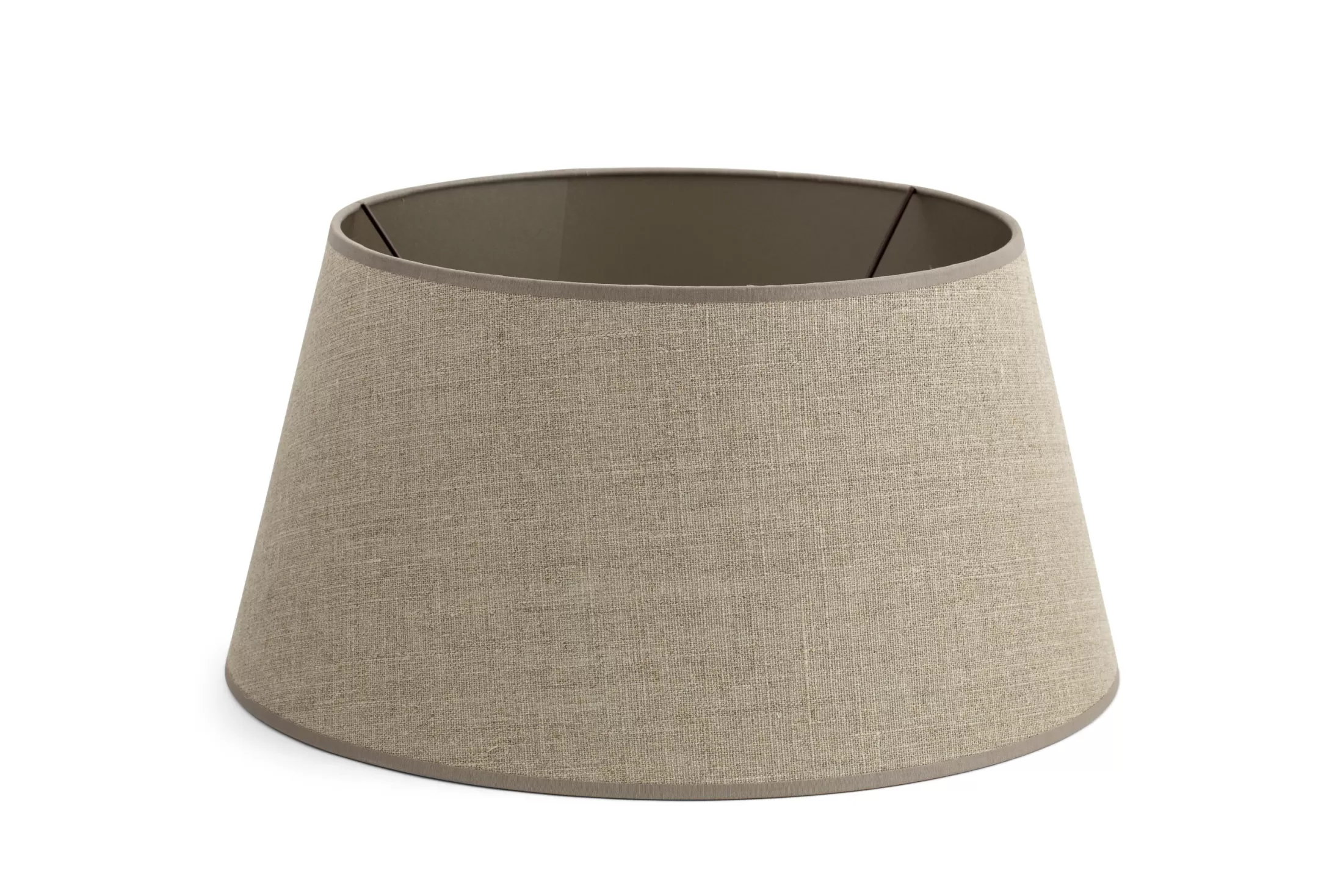 Flamant Verlichting | Lindro, Lampenkap, Natuurlijk En Zilver, Cilinder, 40 Cm