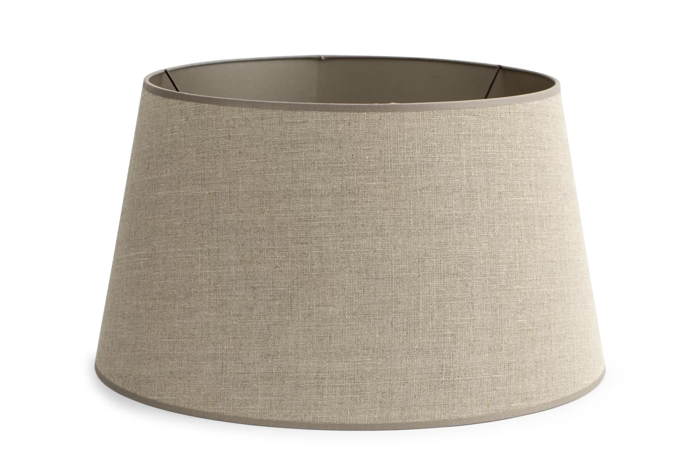 Flamant Verlichting | Lindro, Lampenkap, Natuurlijk En Zilver, Cilinder, 50 Cm