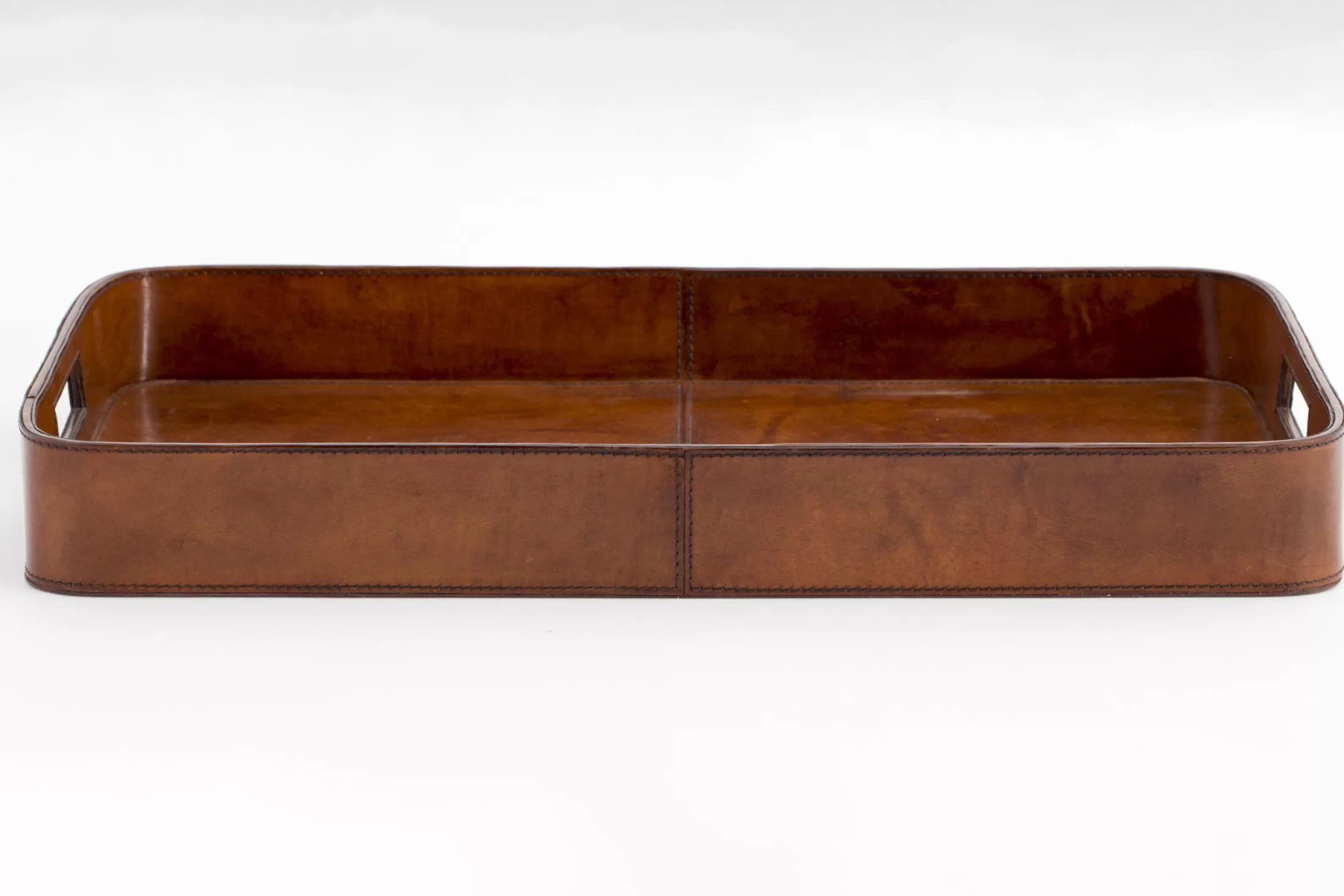 Flamant Accessoires | Manhattan, Dienblad, Bruin Leer