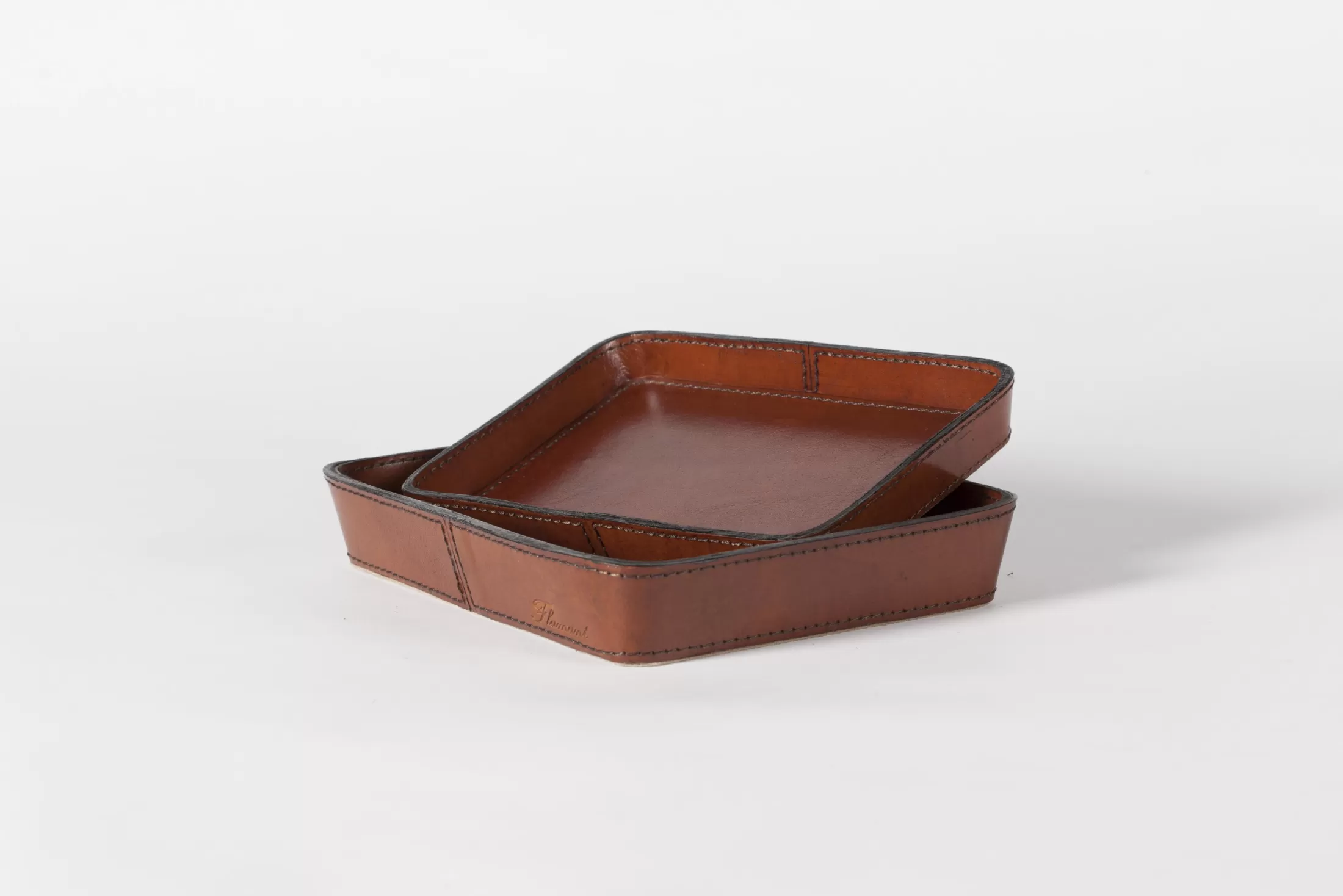 Flamant Accessoires | Manhattan, Dienblad, Bruin Leer, L