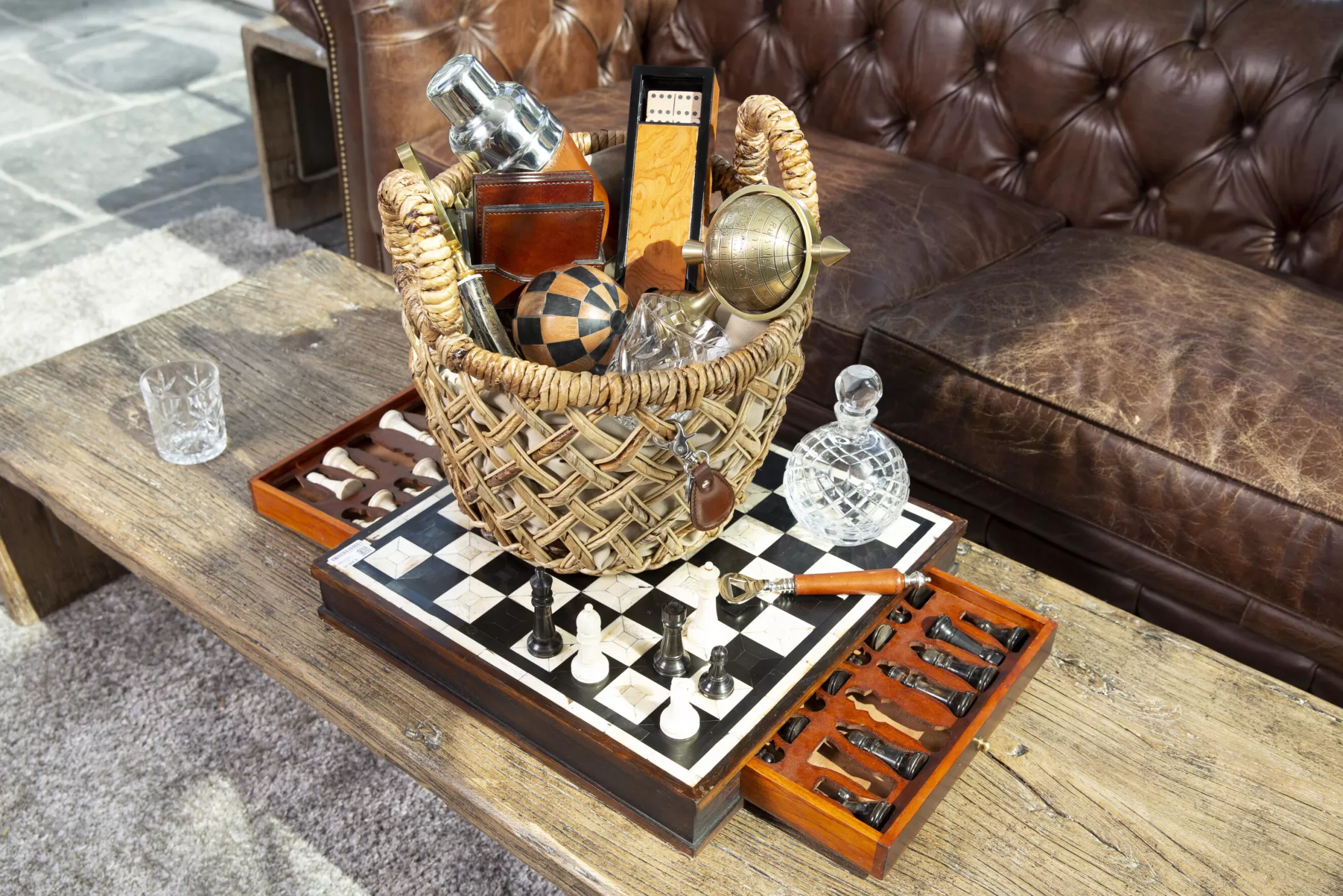Flamant Accessoires | Manhattan, Flesopener, Bruin Leer