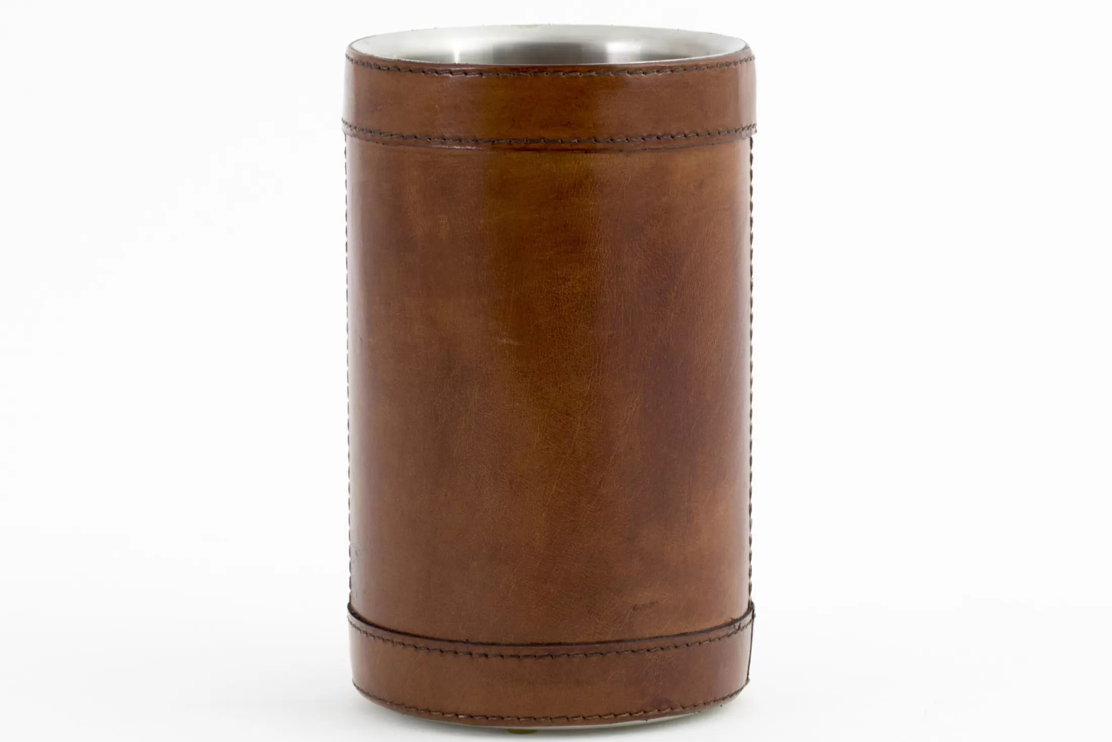 Flamant Accessoires | Manhattan, Flessenhouder, Bruin Leer