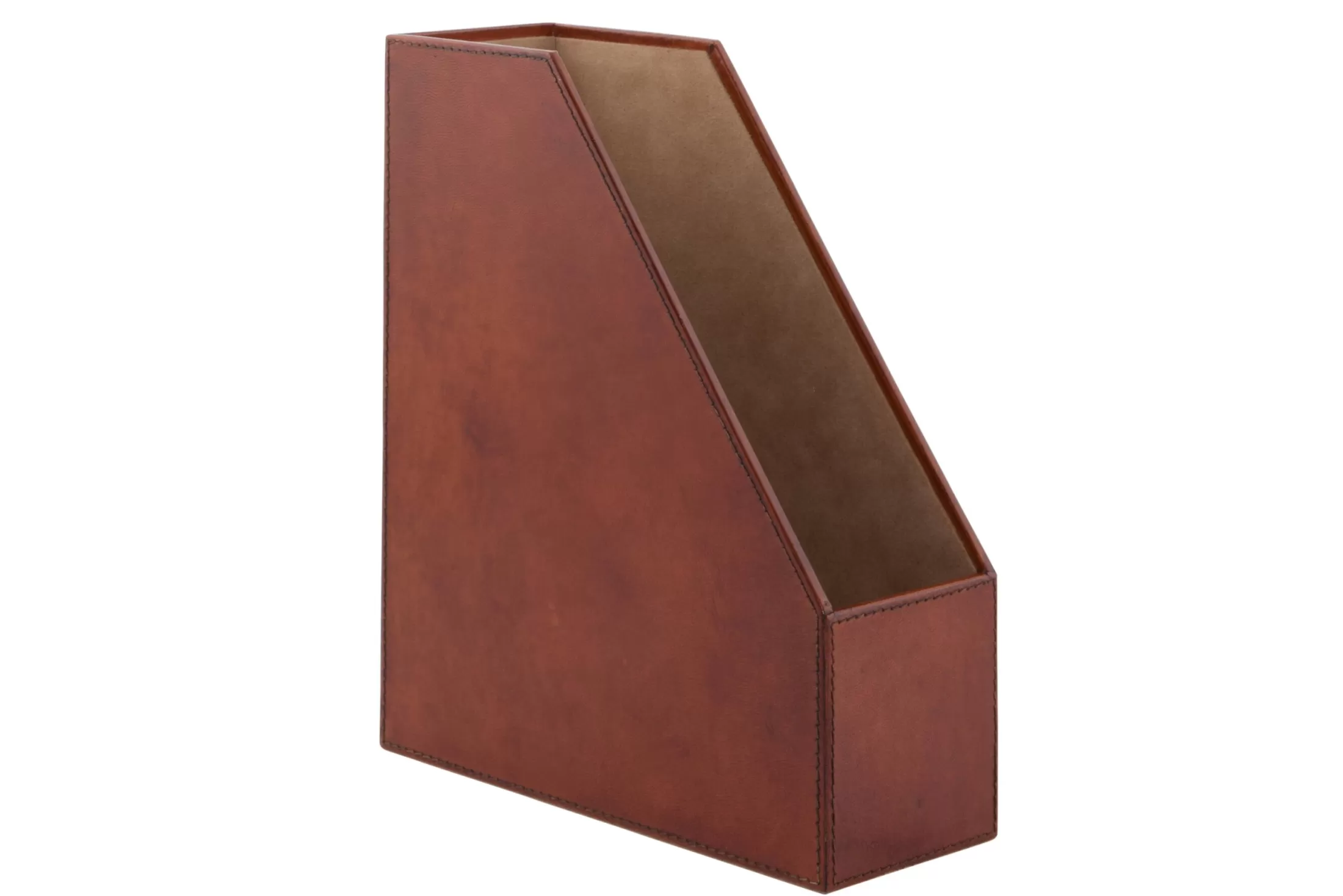 Flamant Decoraties | Manhattan, Vijlhouder, Bruin Leer