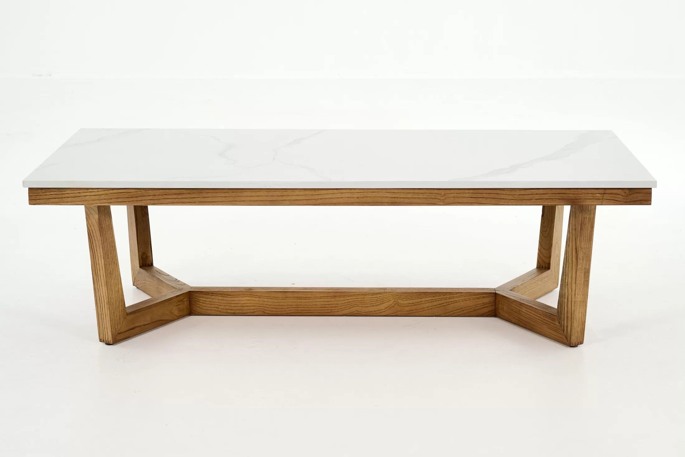 Flamant Koffie Tafels | Marnix, Salontafel, Eiken En Steen, 140X70