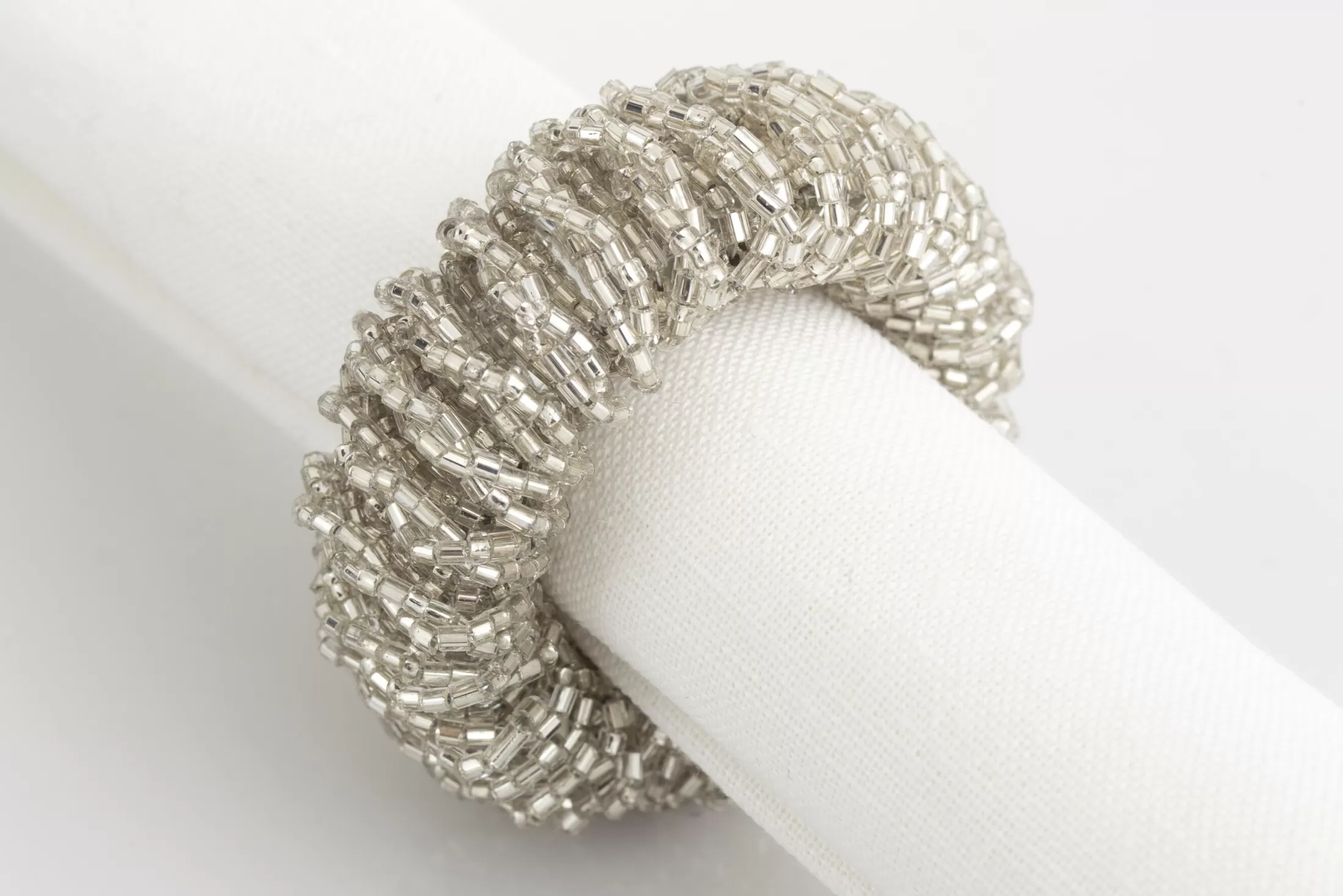 Flamant Accessoires | Meina, Servetring, Kralen, Zilver