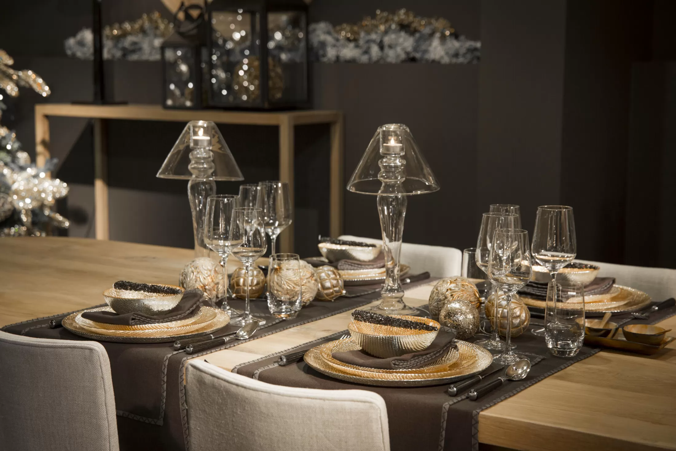 Flamant Decoratie | Mira, Kandelaar, Glas