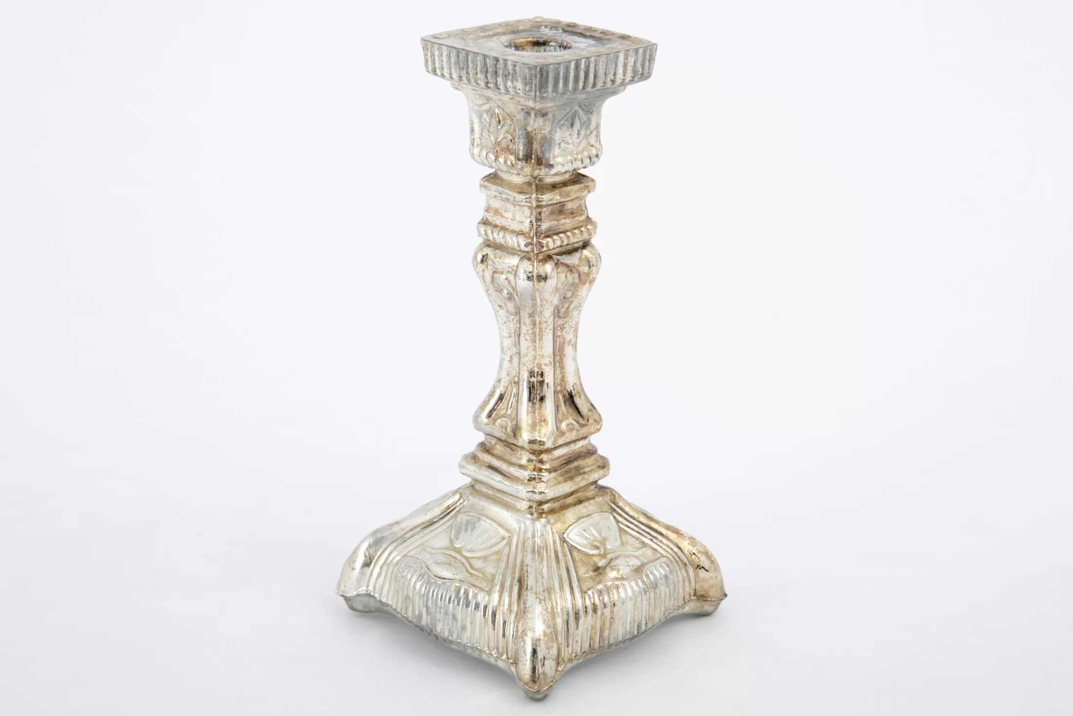 Flamant Decoratie | Newmarch, Kandelaar, Kwikglas